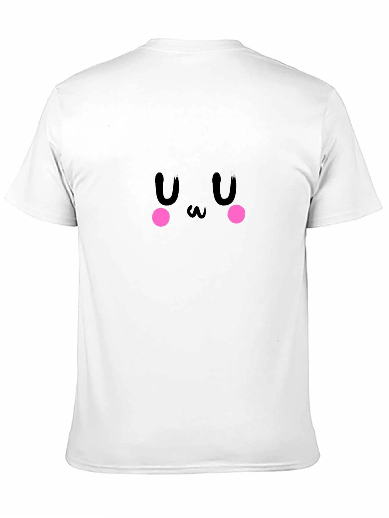Cute Black Anime Face T-Shirt