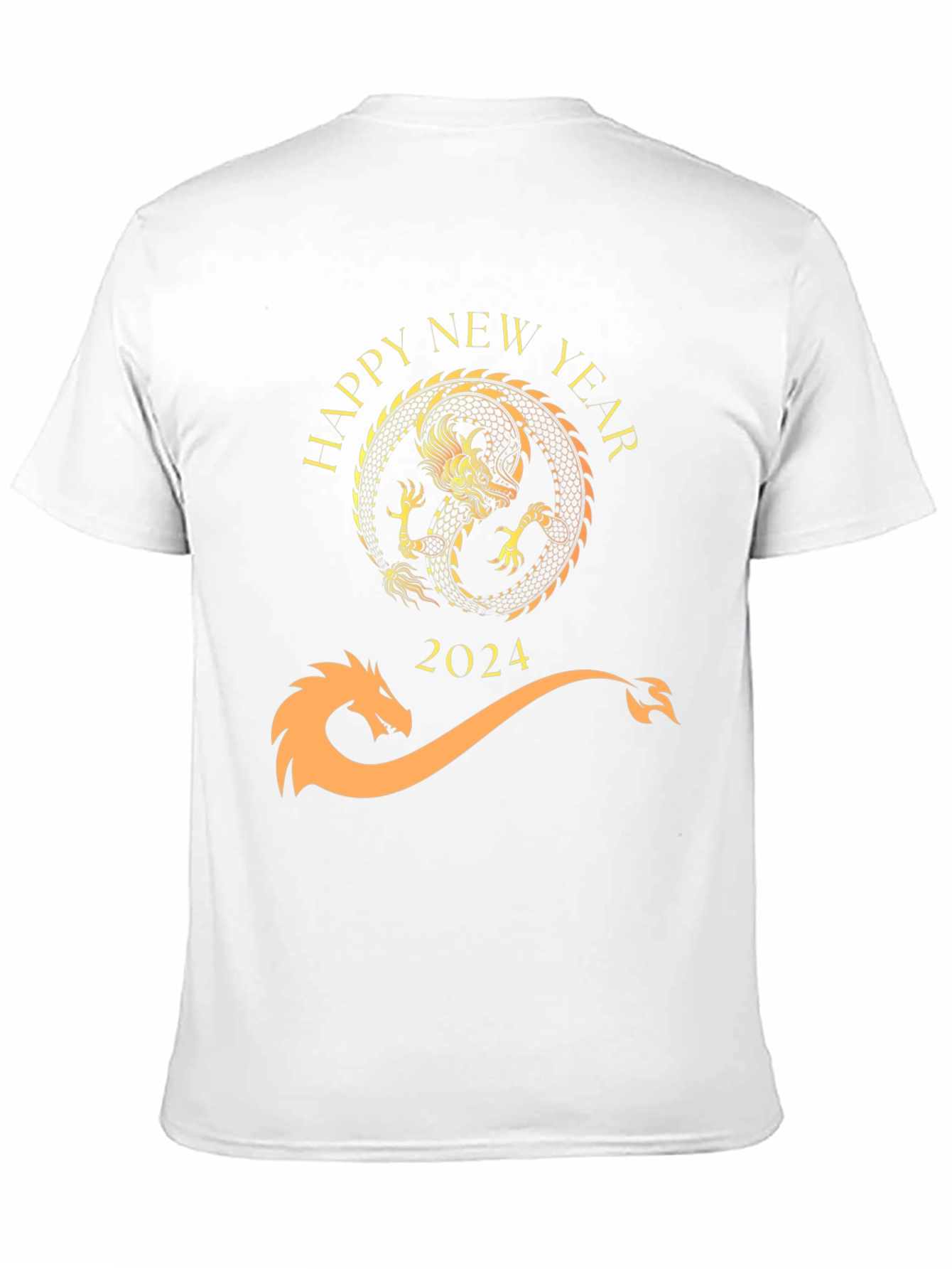 Happy New Year 2024 Dragon Graphic Tee