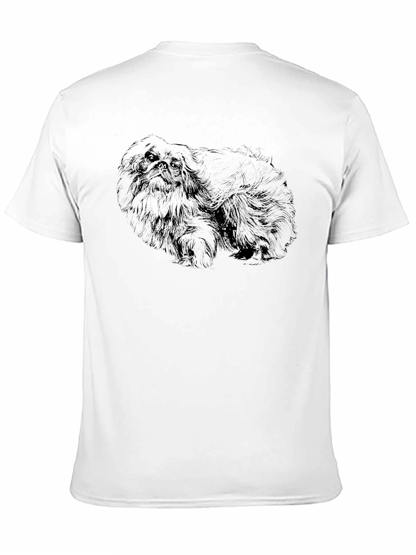 Pekingese Dog Graphic Tee - Casual Style