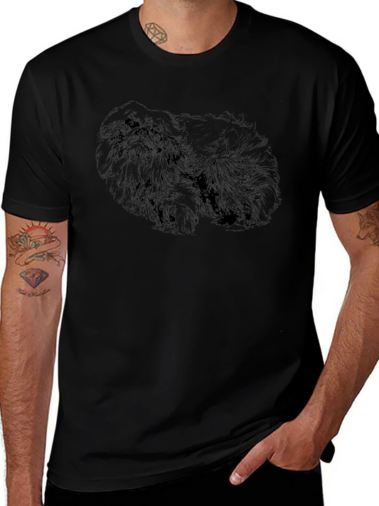 Pekingese Dog Graphic Tee - Casual Style