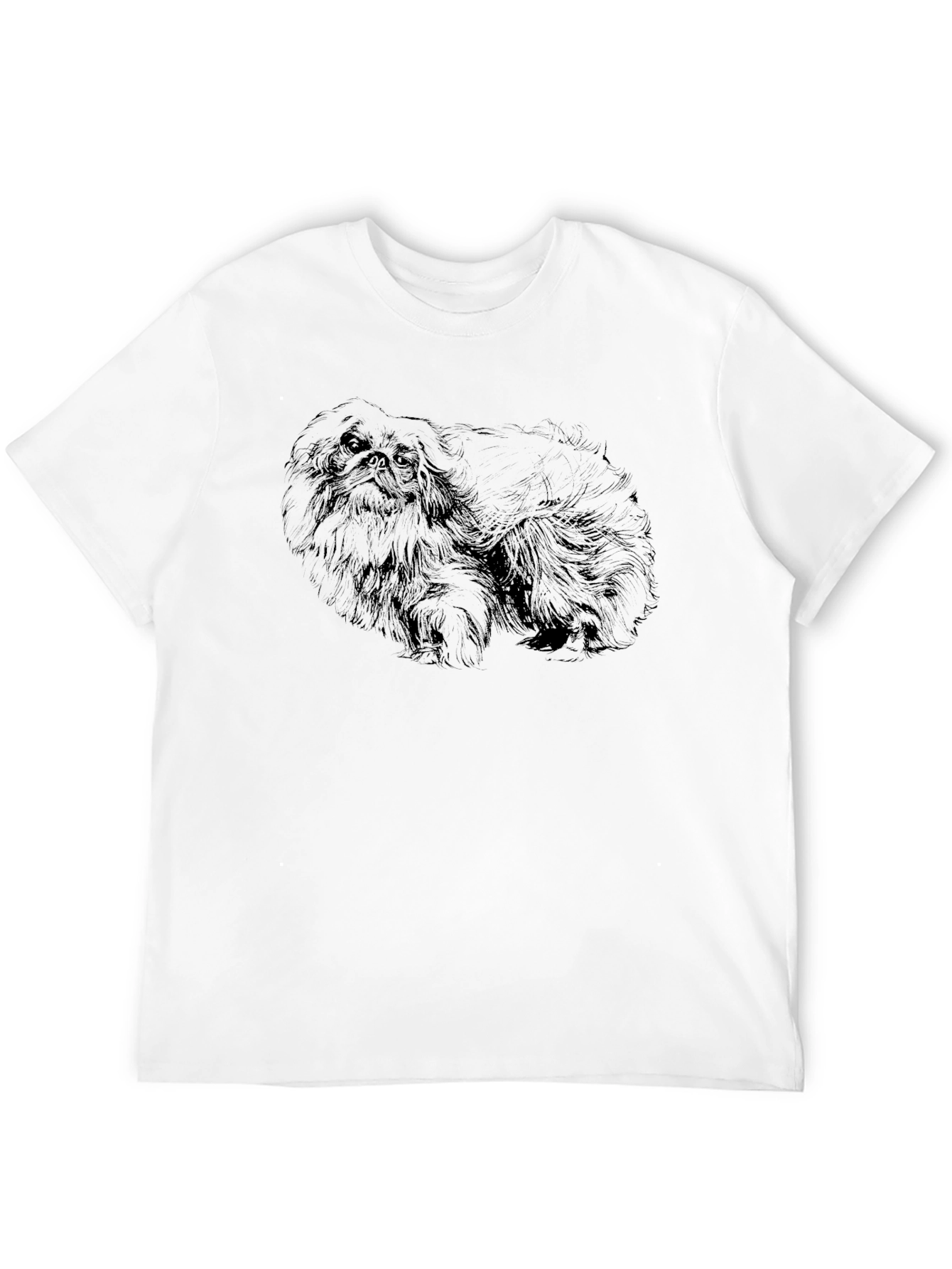 Pekingese Dog Graphic Tee - Casual Style