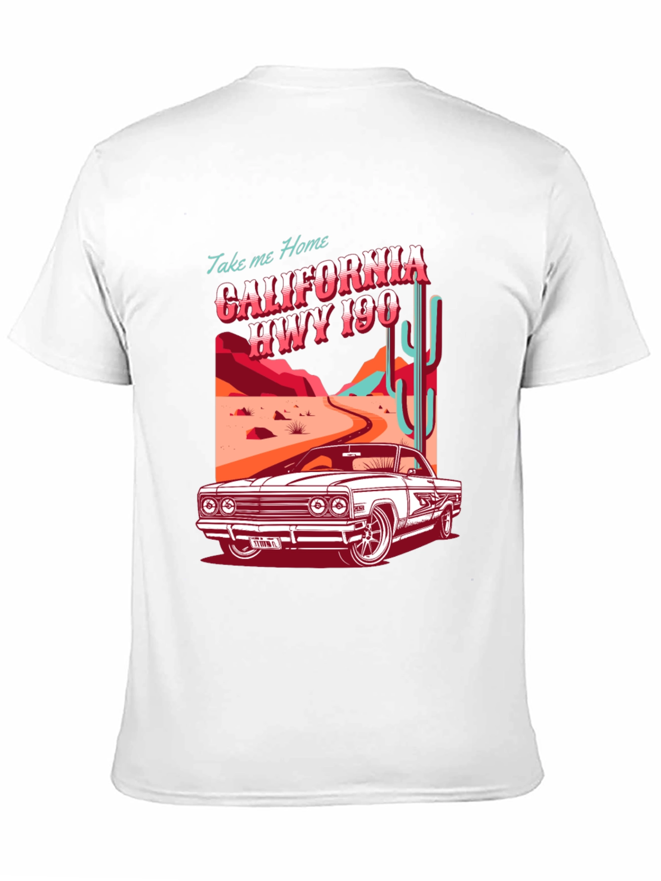 California Hwy 190 Graphic T-Shirt