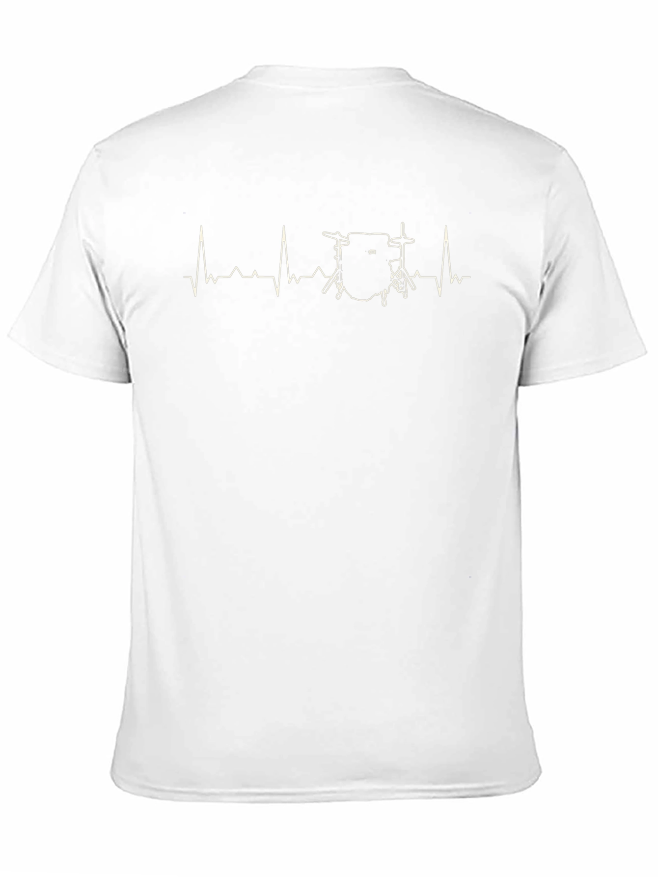 Drum Heartbeat T-Shirt - Music Lover Tee