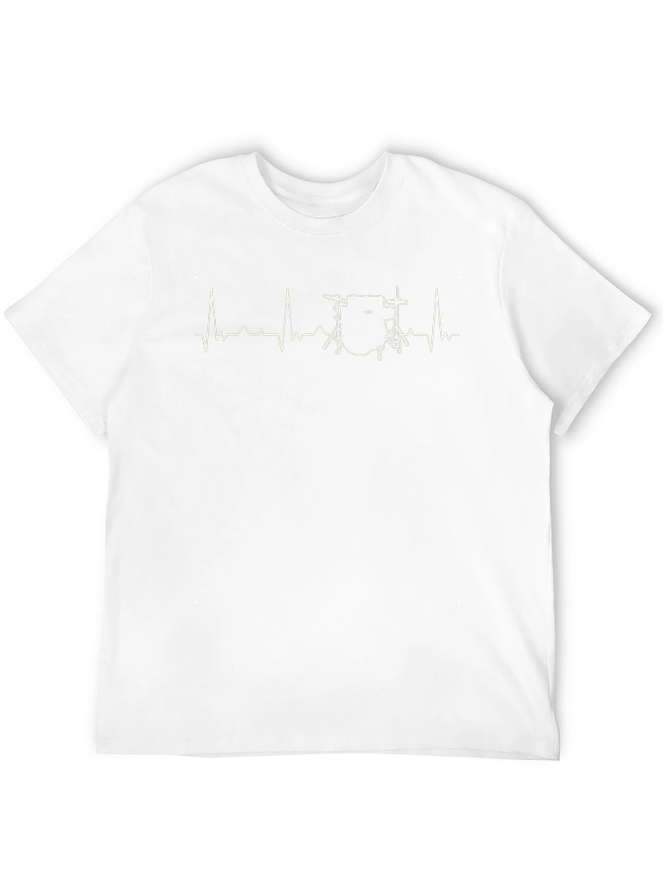 Drum Heartbeat T-Shirt - Music Lover Tee
