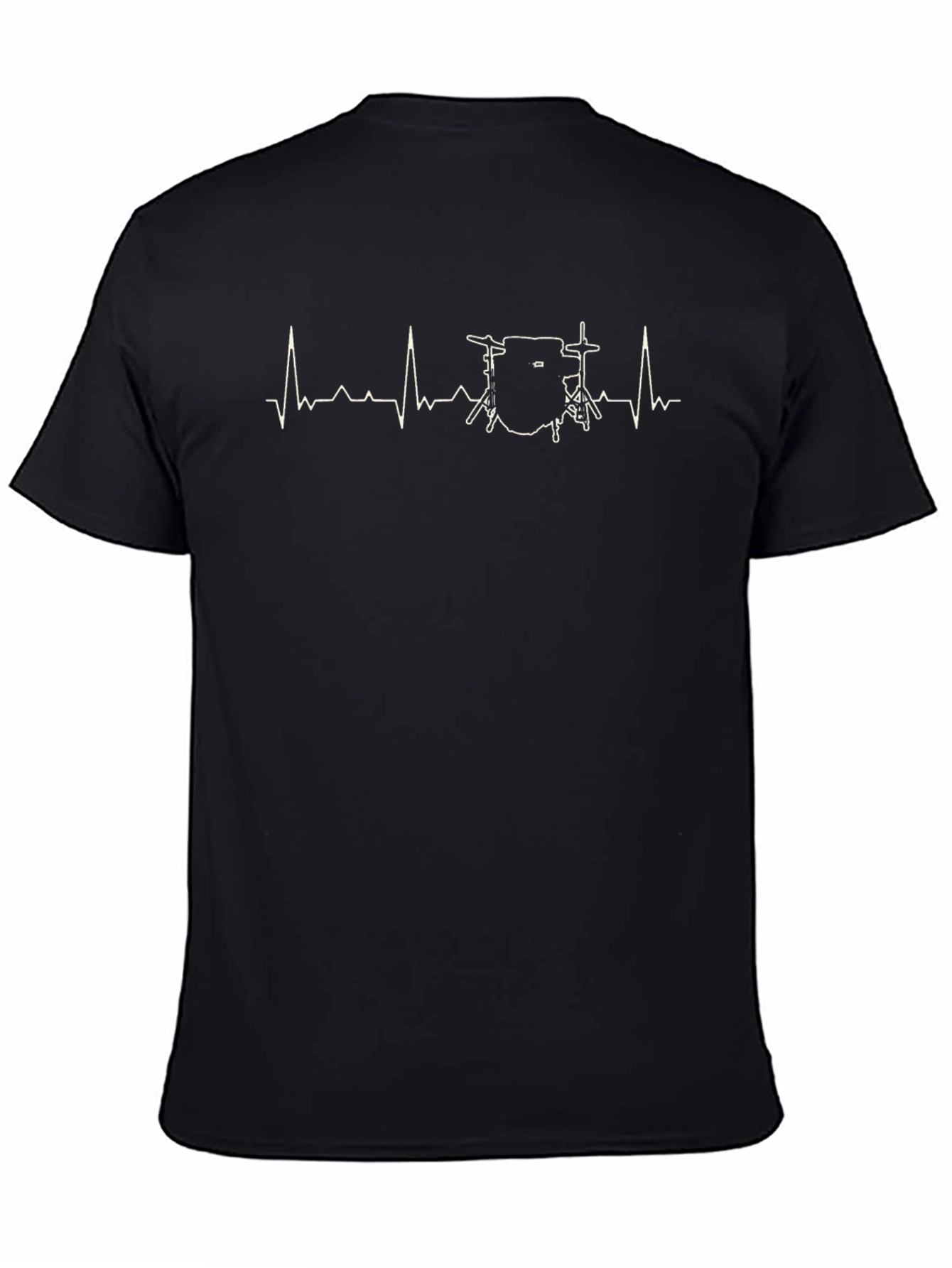 Drum Heartbeat T-Shirt - Music Lover Tee