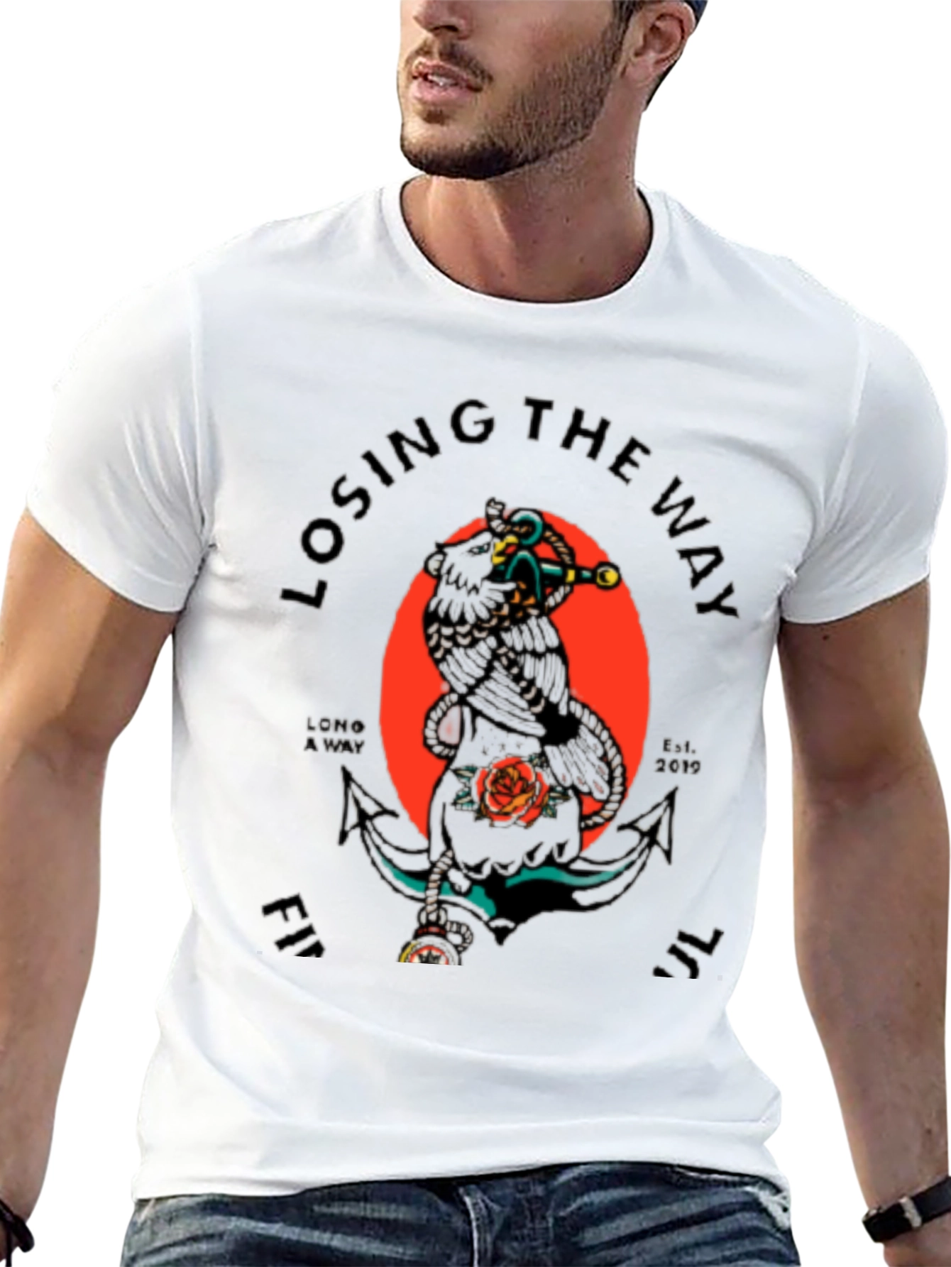 Mens Graphic Tee - Losing the Way