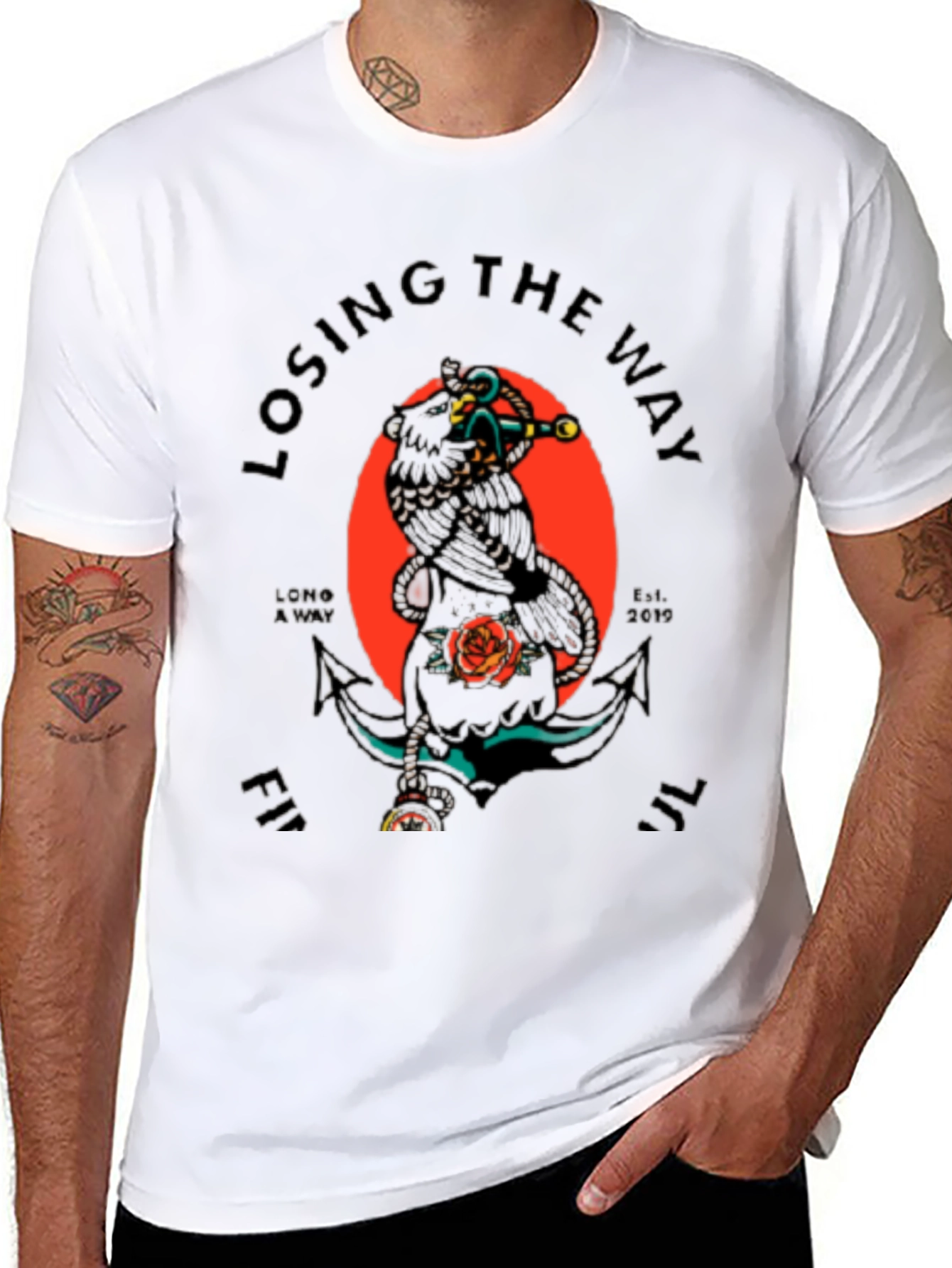 Mens Graphic Tee - Losing the Way
