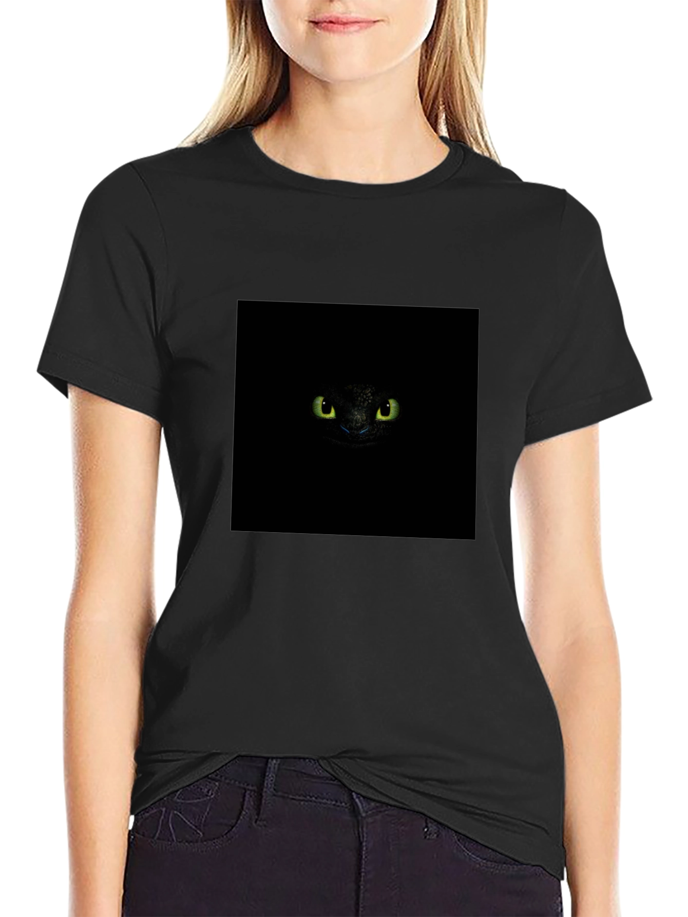 Night Fury Eyes Black T-Shirt