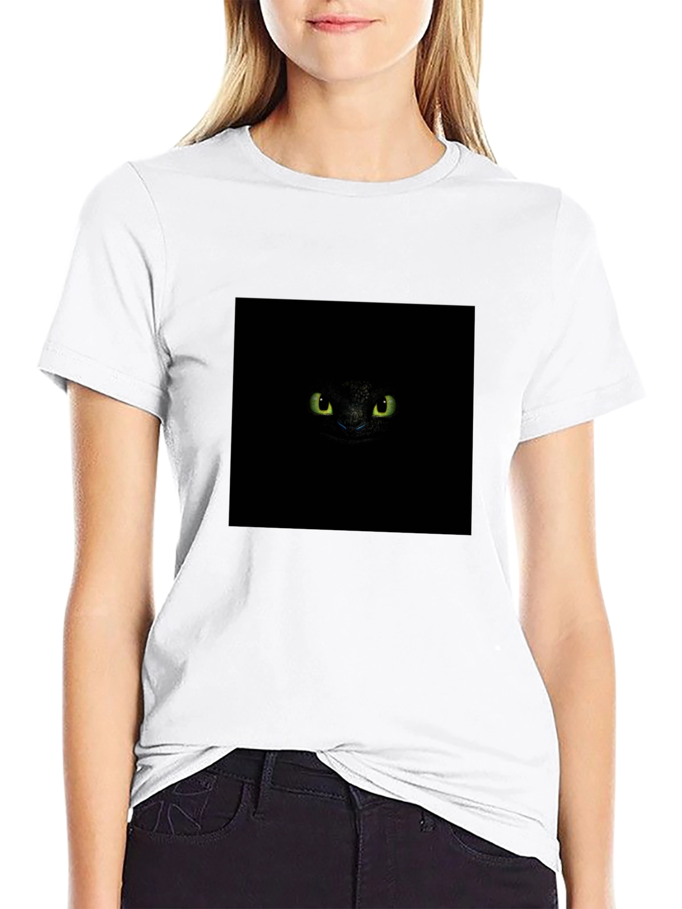 Night Fury Eyes Black T-Shirt