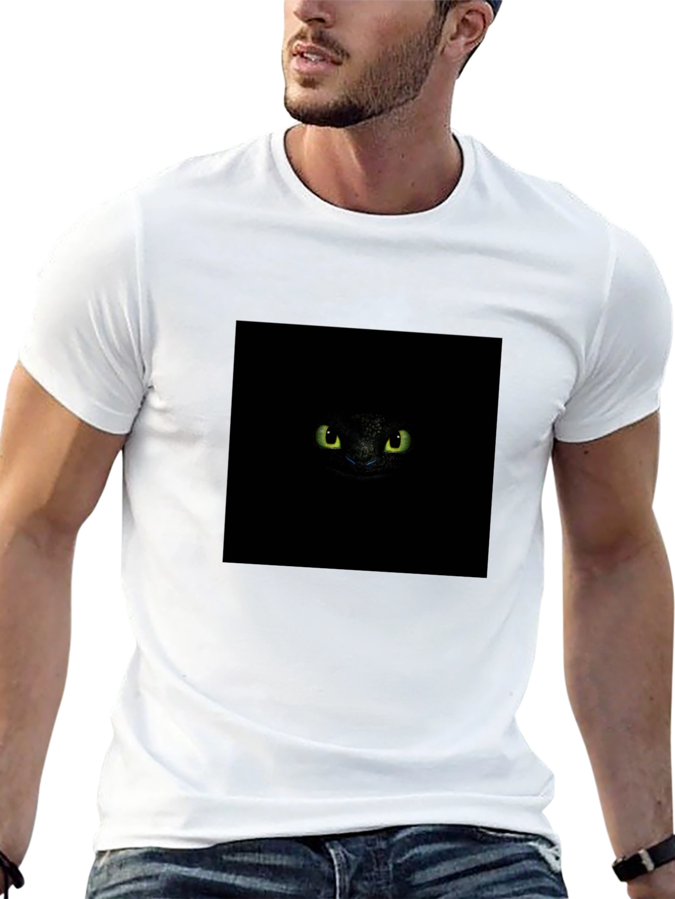 Night Fury Eyes Black T-Shirt