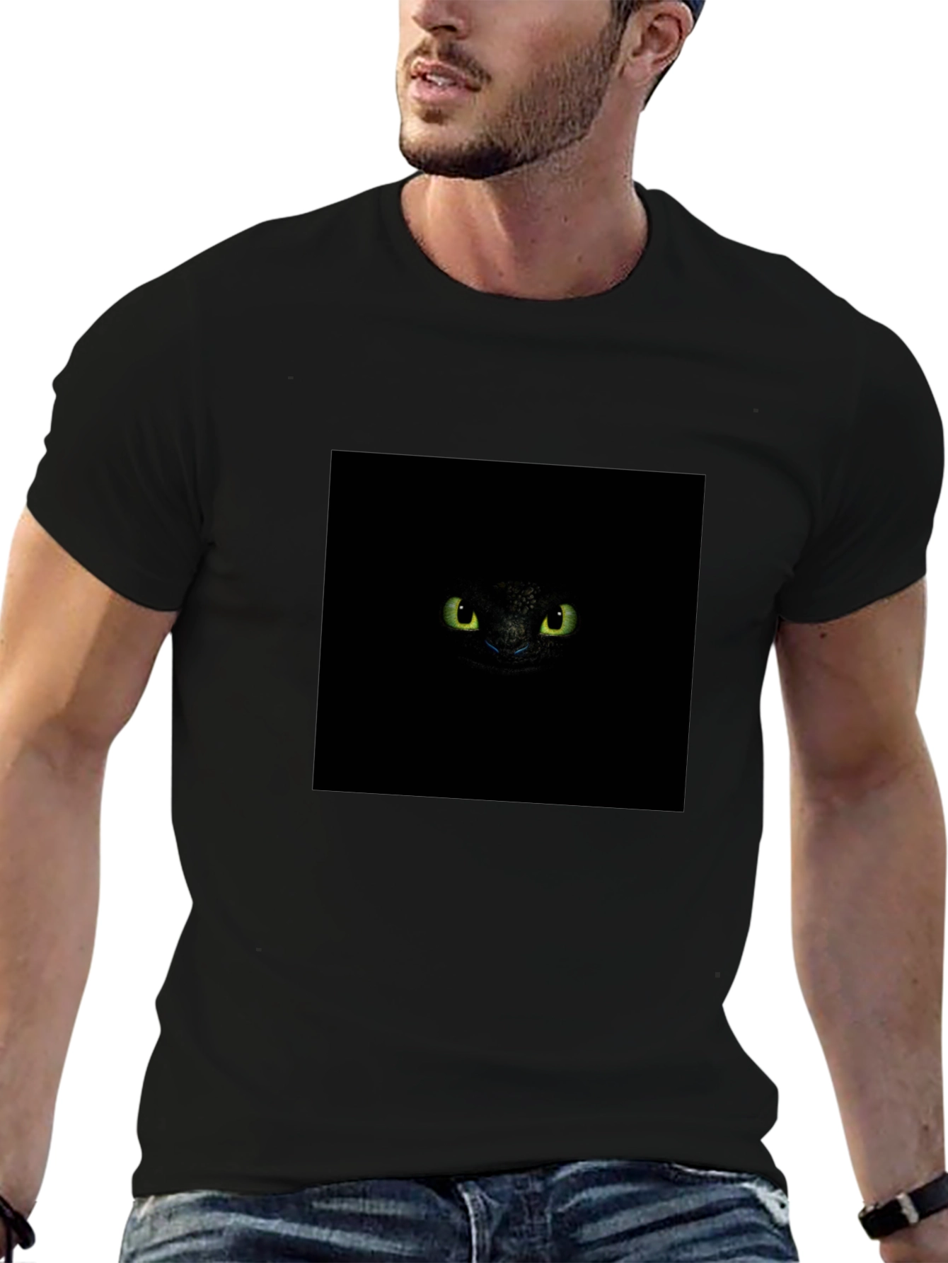 Night Fury Eyes Black T-Shirt