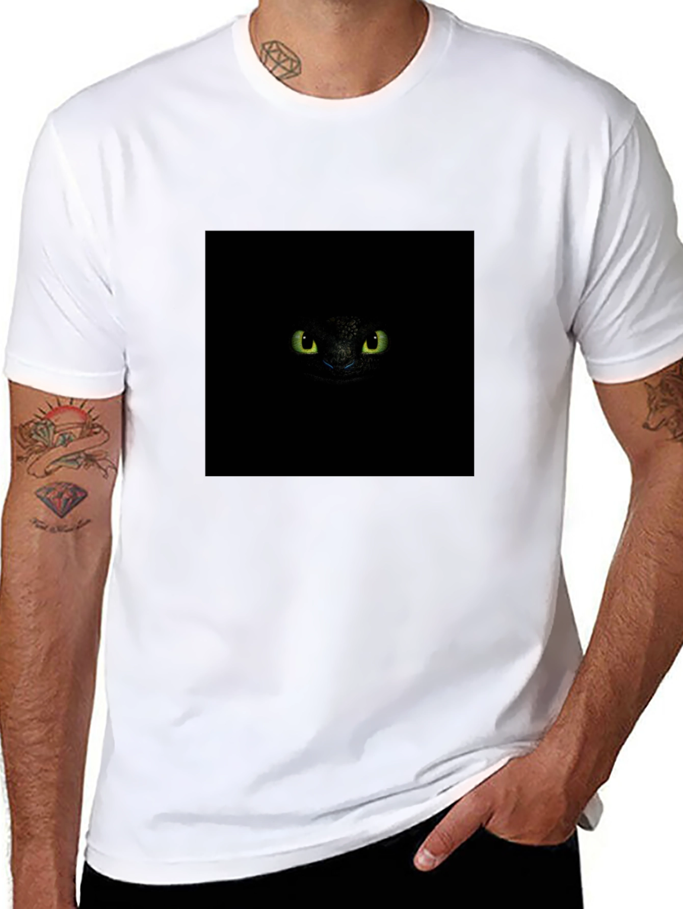 Night Fury Eyes Black T-Shirt