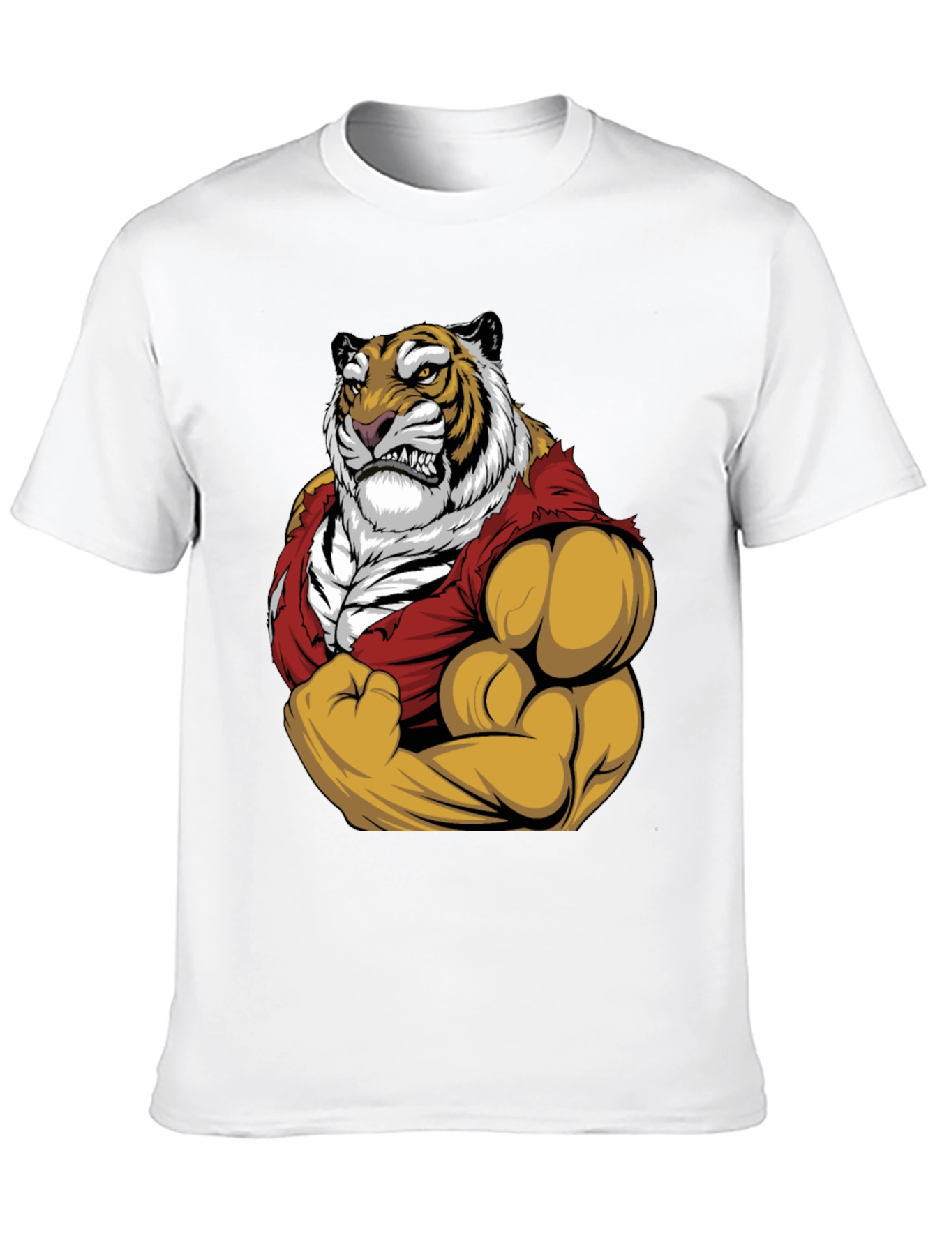 Tiger Muscles Graphic Tee - Unleash Your Inner Beast