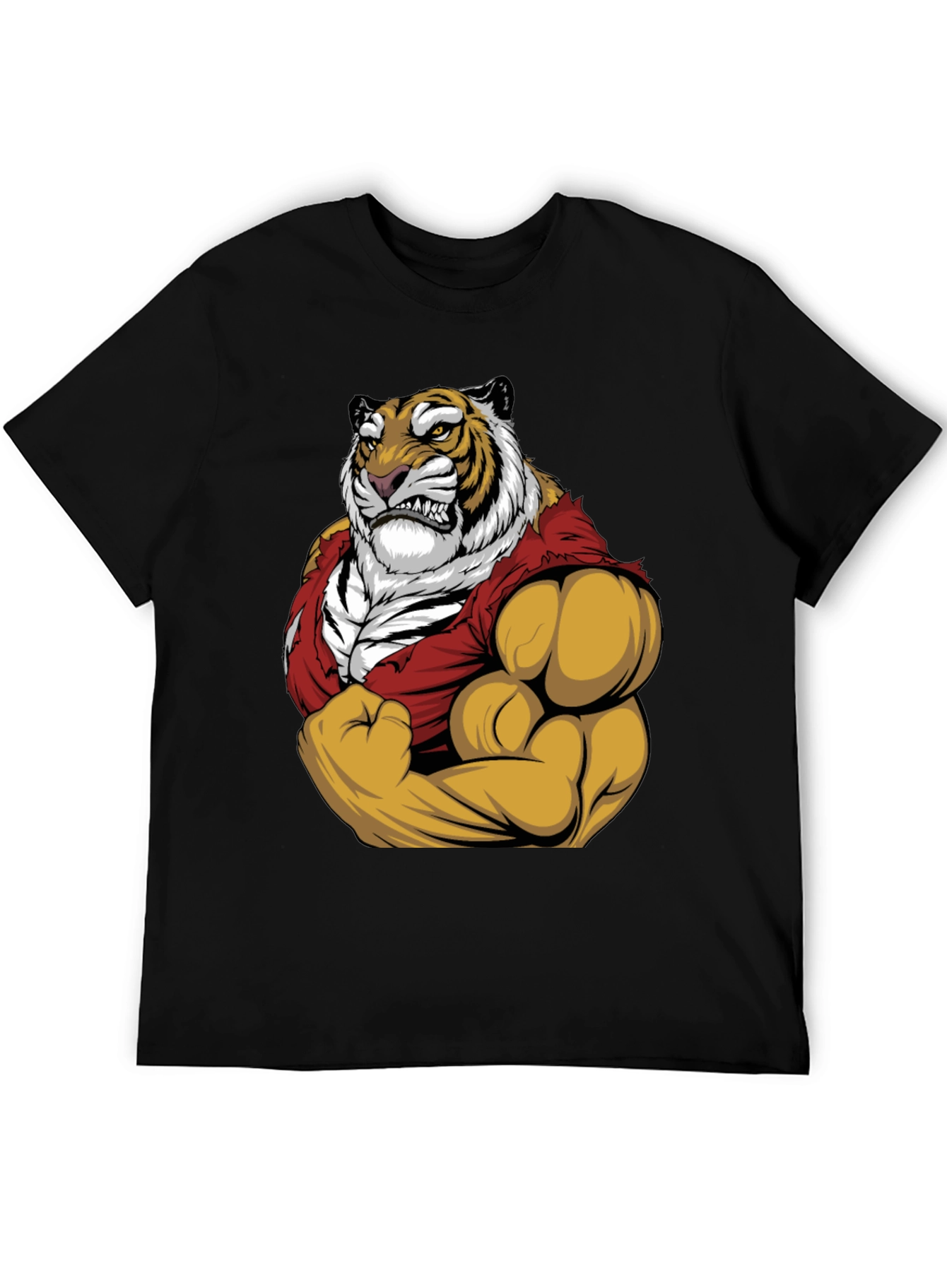Tiger Muscles Graphic Tee - Unleash Your Inner Beast