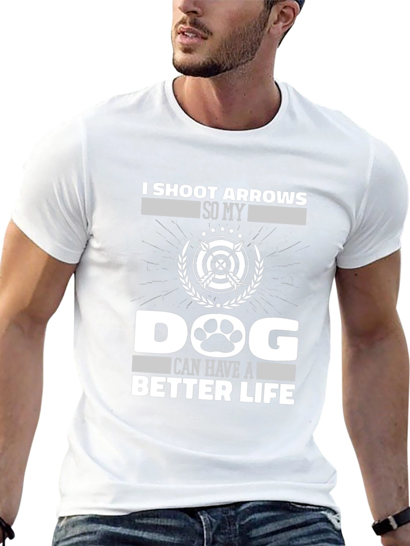 Archery Dog Lover T-Shirt - Arrows Dog Better Life