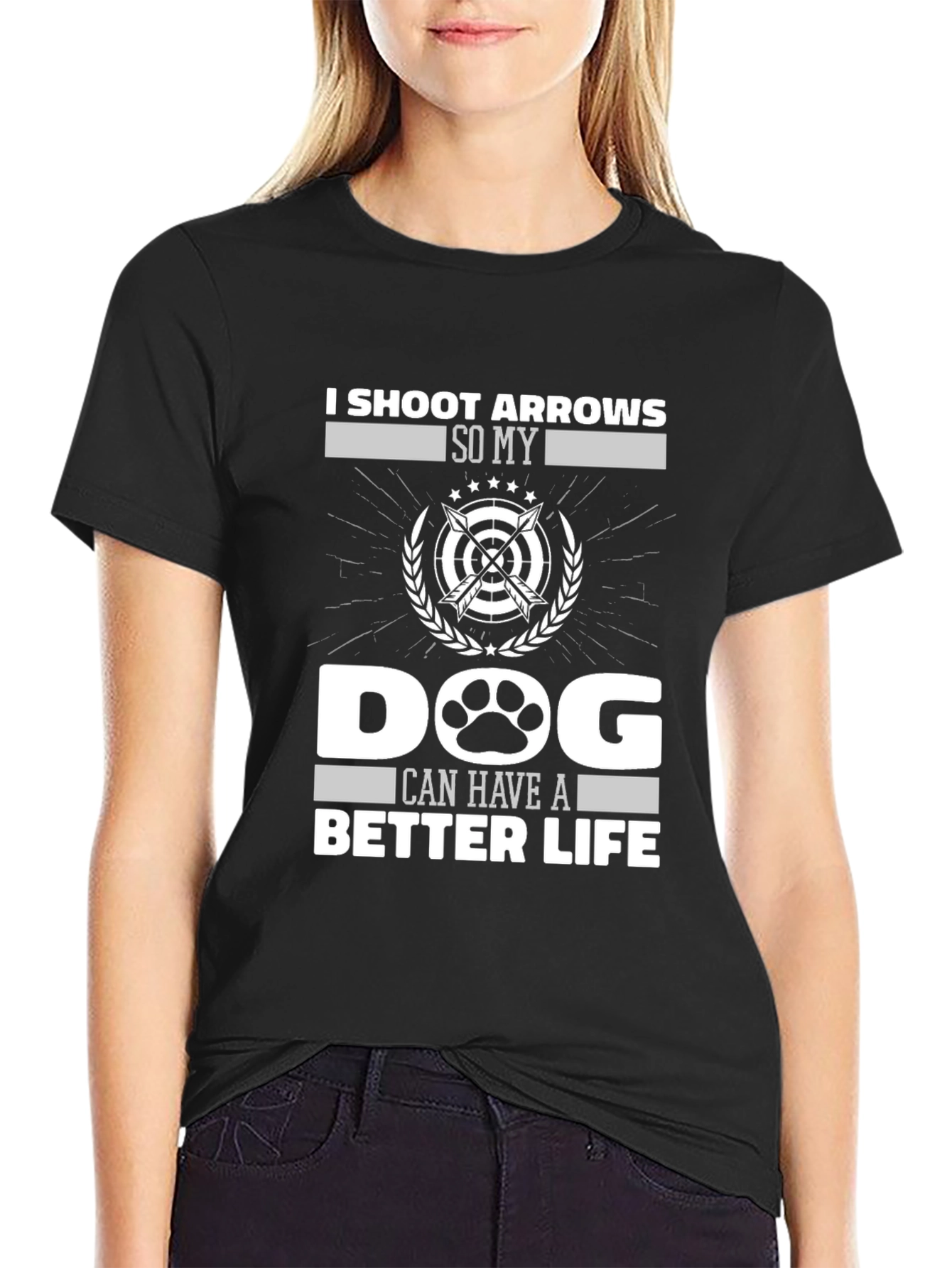 Archery Dog Lover T-Shirt - Arrows Dog Better Life