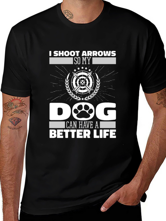 Archery Dog Lover T-Shirt - Arrows Dog Better Life