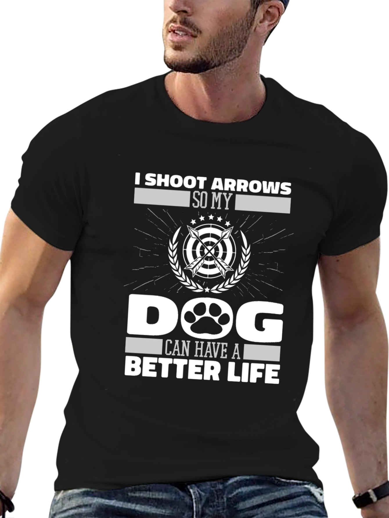 Archery Dog Lover T-Shirt - Arrows Dog Better Life