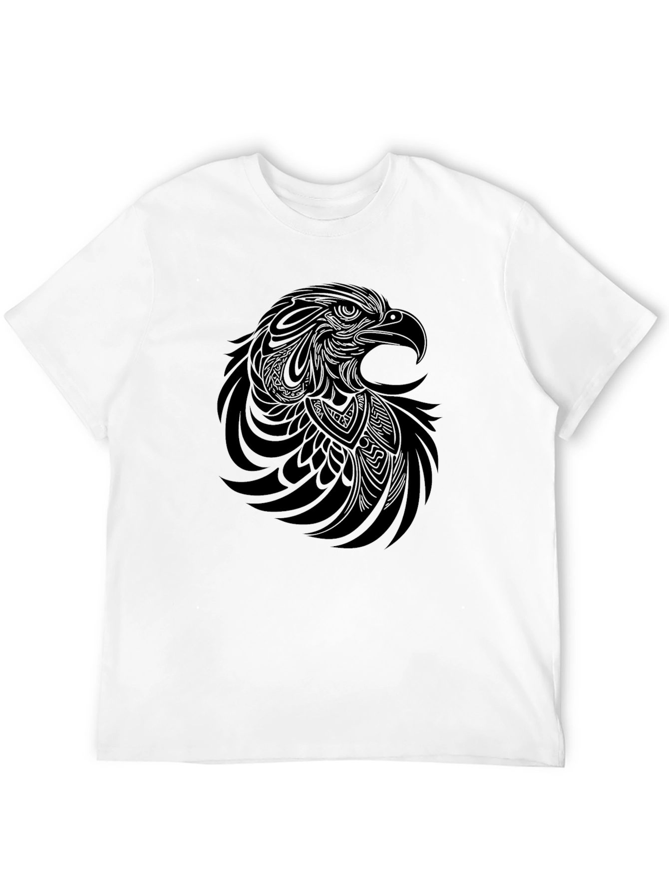 Black Eagle Graphic Tee - Mens Casual Shirt
