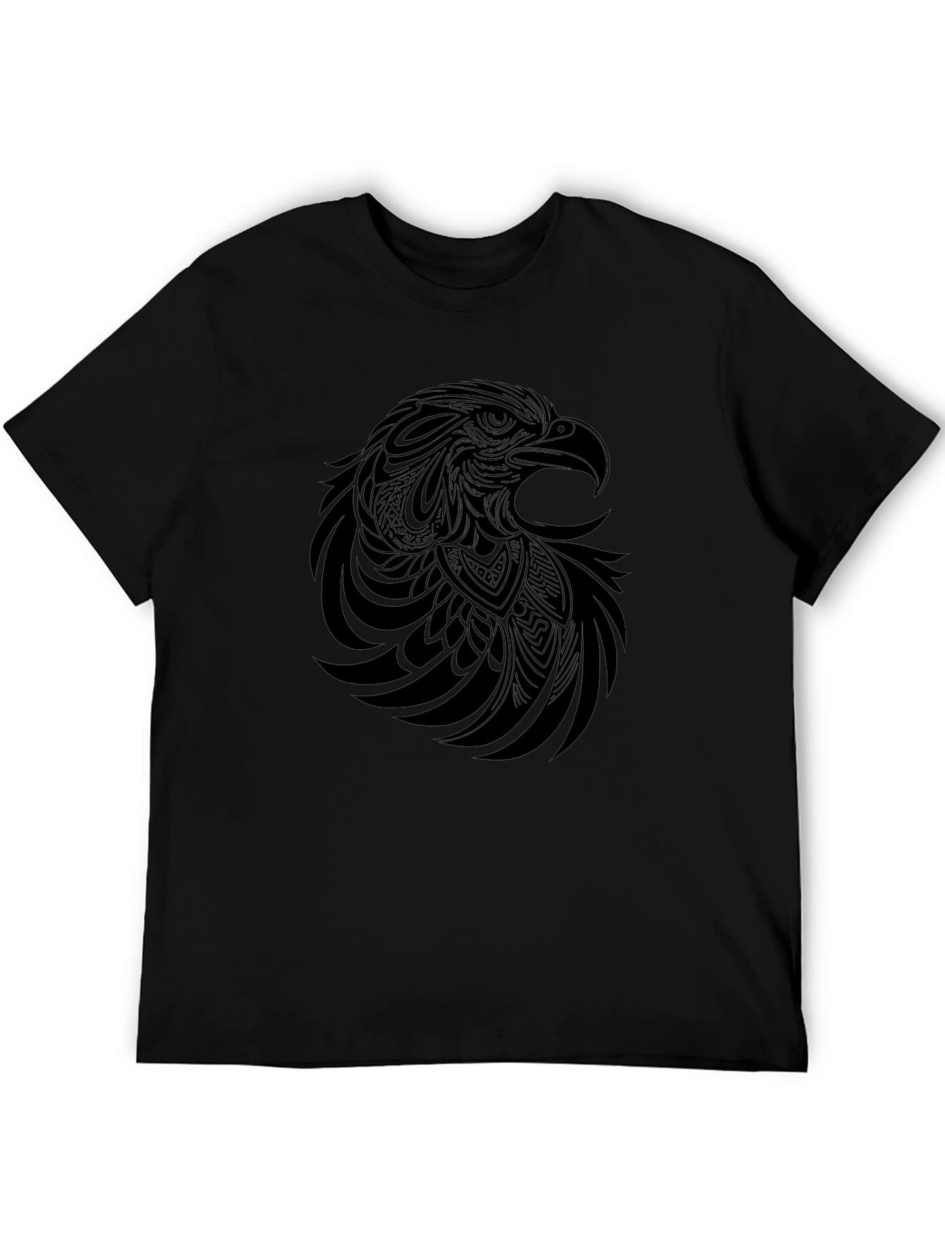 Black Eagle Graphic Tee - Mens Casual Shirt