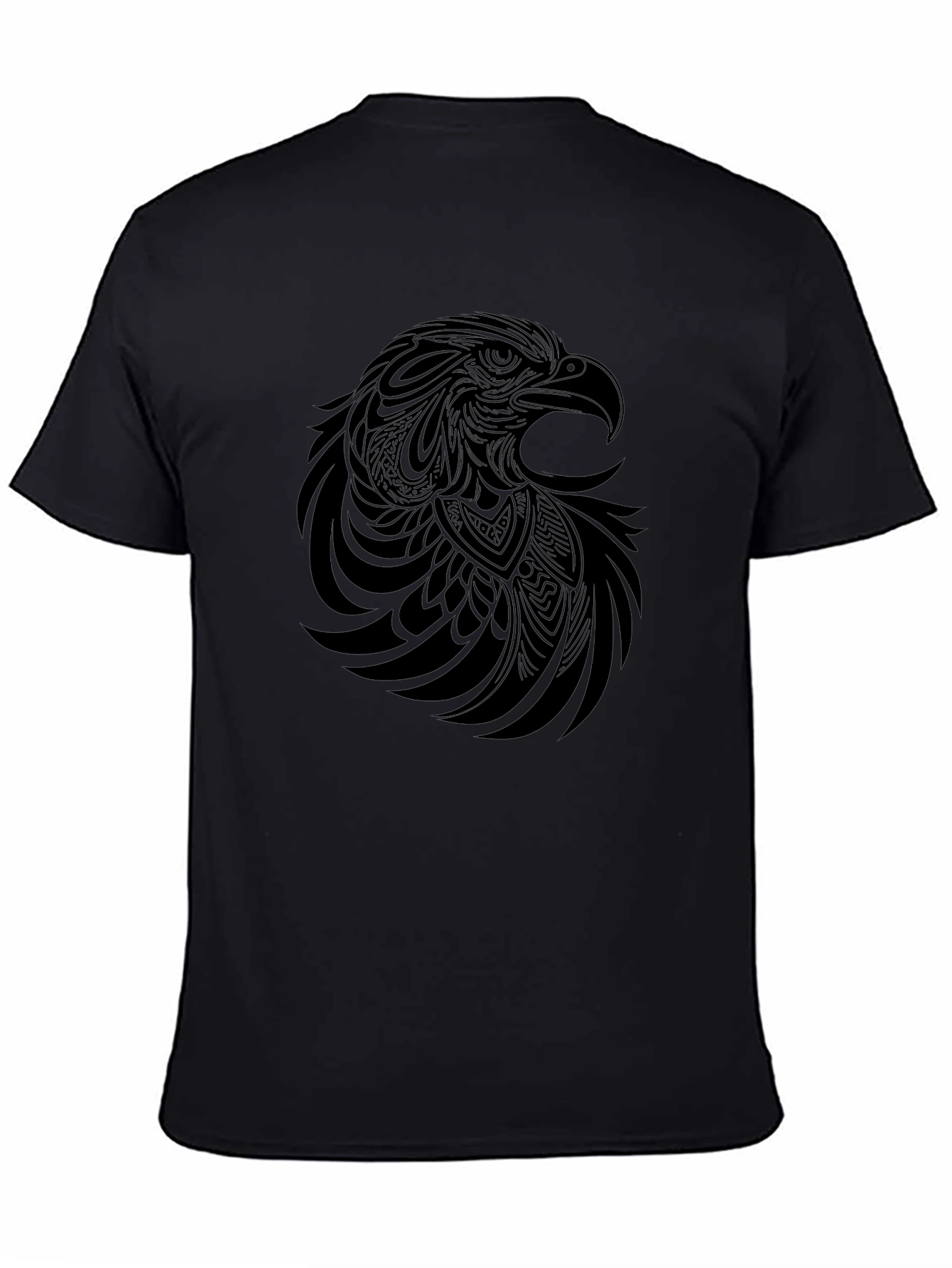 Black Eagle Graphic Tee - Mens Casual Shirt