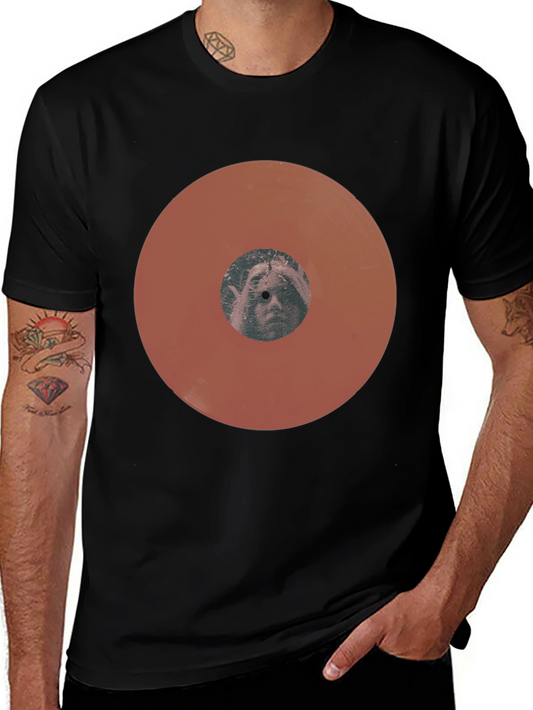 Vinyl Record Graphic T-Shirt - Cool Music Lover Tee
