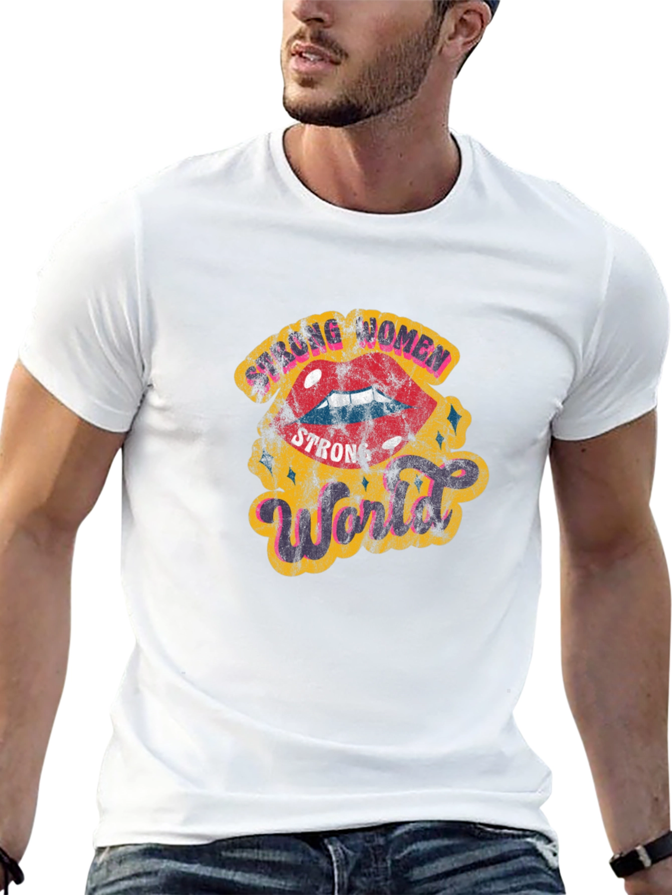 Strong Women Strong World Graphic Tee