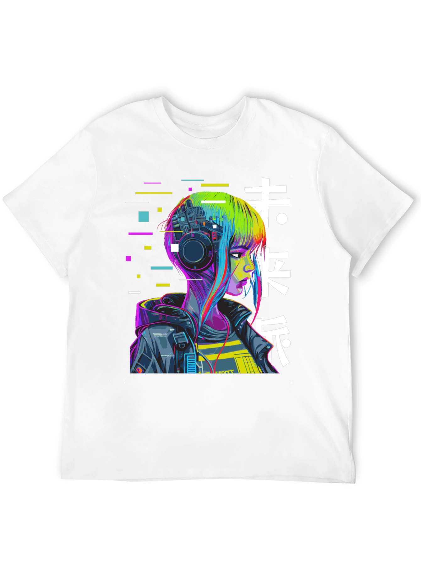 Cyberpunk Girl Graphic T-Shirt