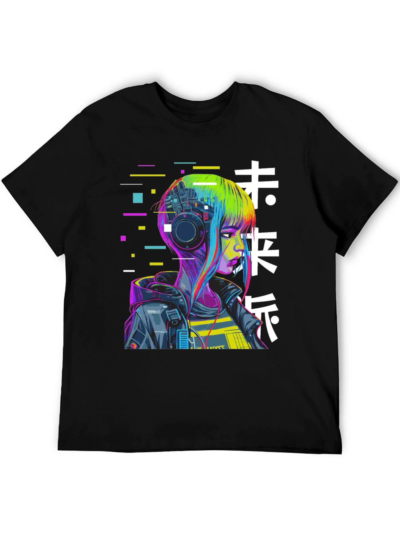 Cyberpunk Girl Graphic T-Shirt