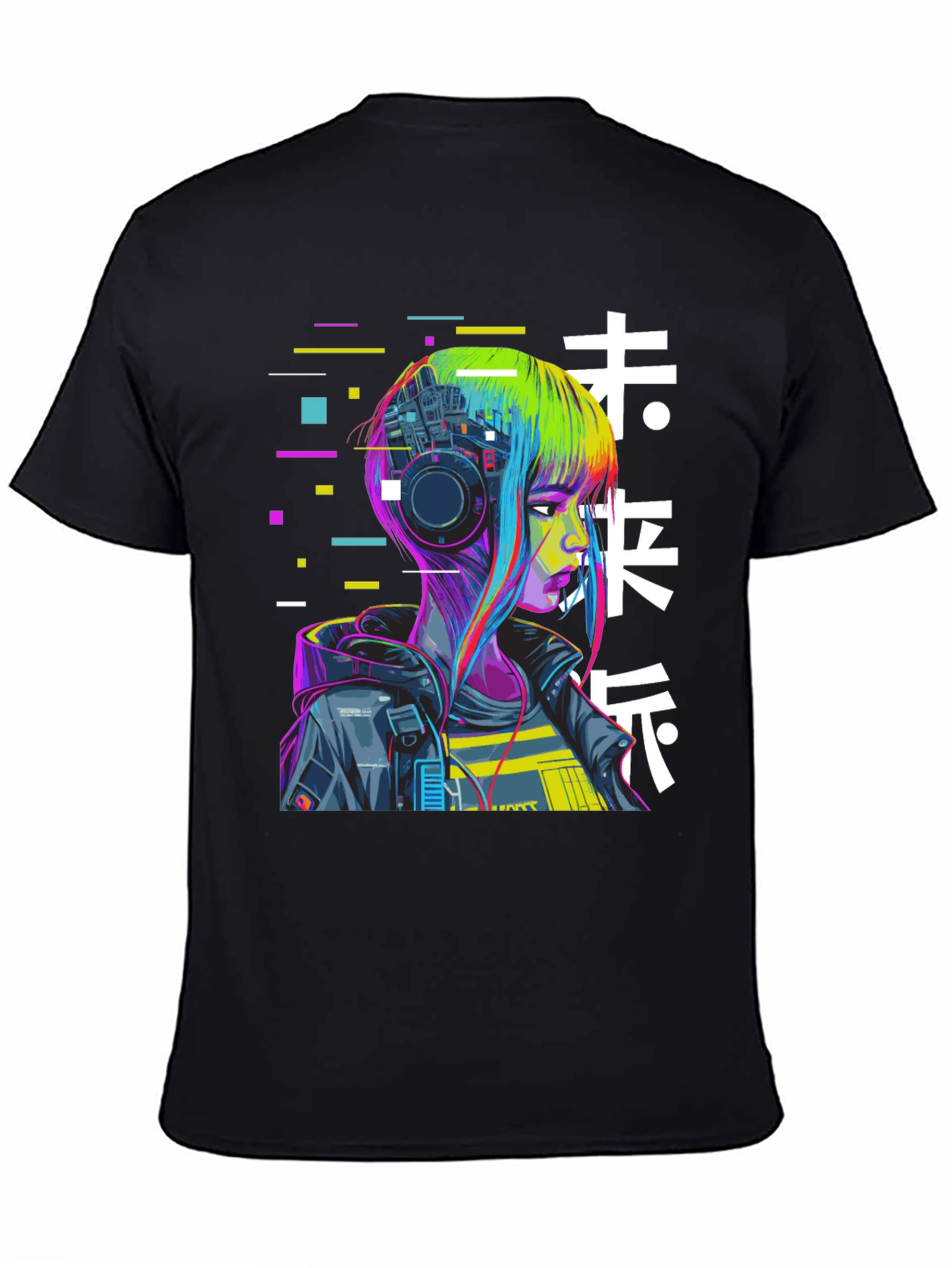 Cyberpunk Girl Graphic T-Shirt