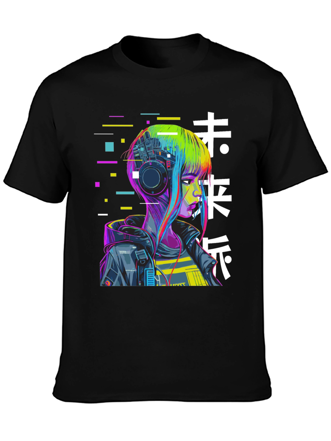 Cyberpunk Girl Graphic T-Shirt