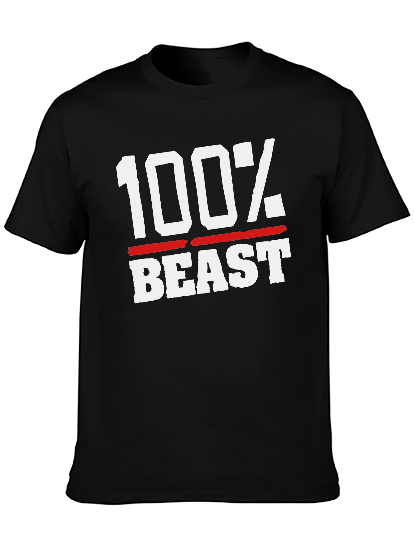 100% Beast Black Graphic Tee