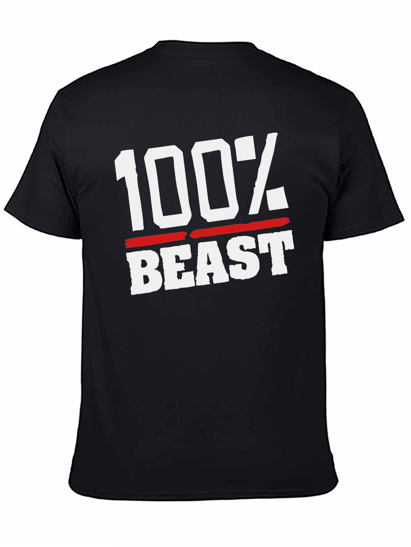 100% Beast Black Graphic Tee