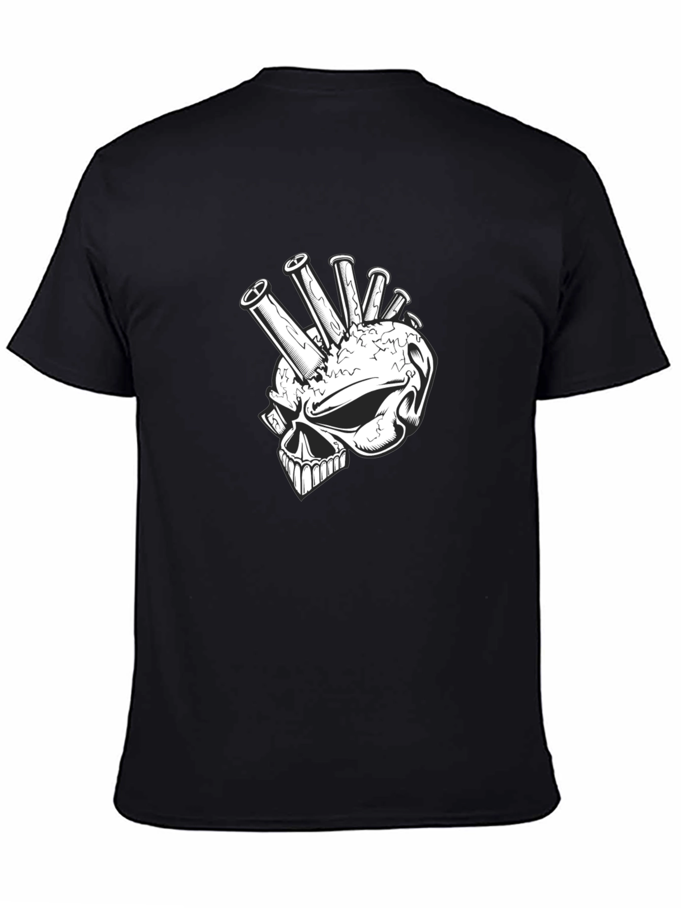 Skull Punk T-Shirt - Edgy Graphic Tee