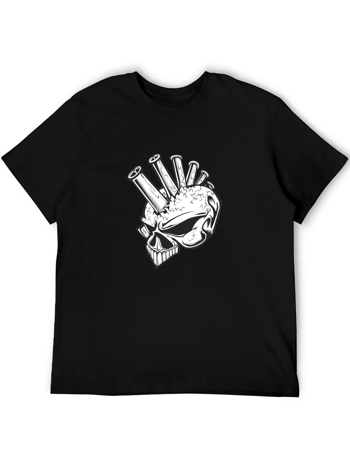 Skull Punk T-Shirt - Edgy Graphic Tee