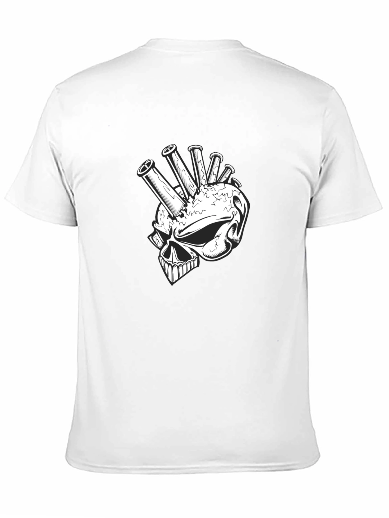 Skull Punk T-Shirt - Edgy Graphic Tee