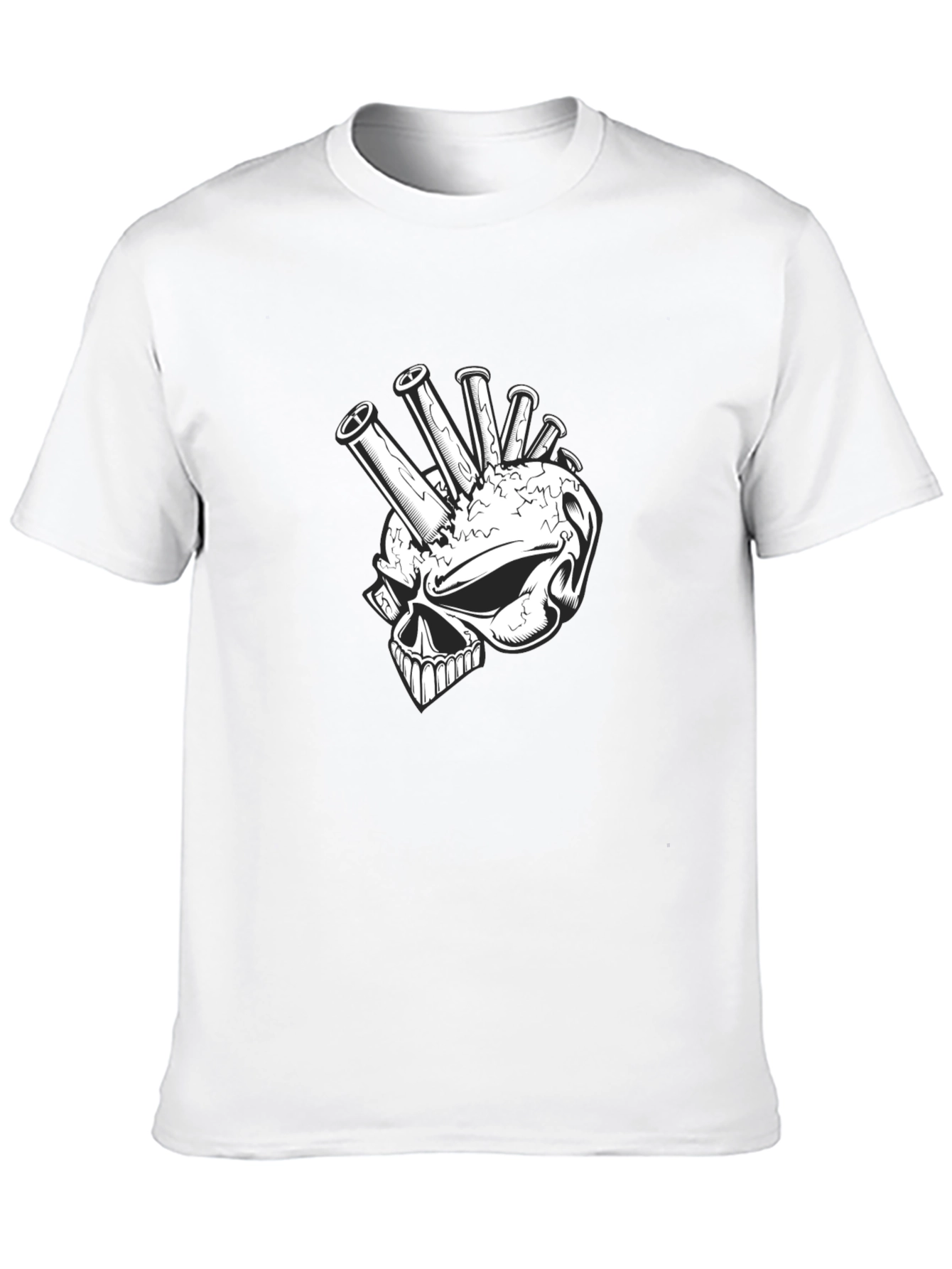 Skull Punk T-Shirt - Edgy Graphic Tee