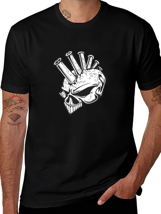 Skull Punk T-Shirt - Edgy Graphic Tee