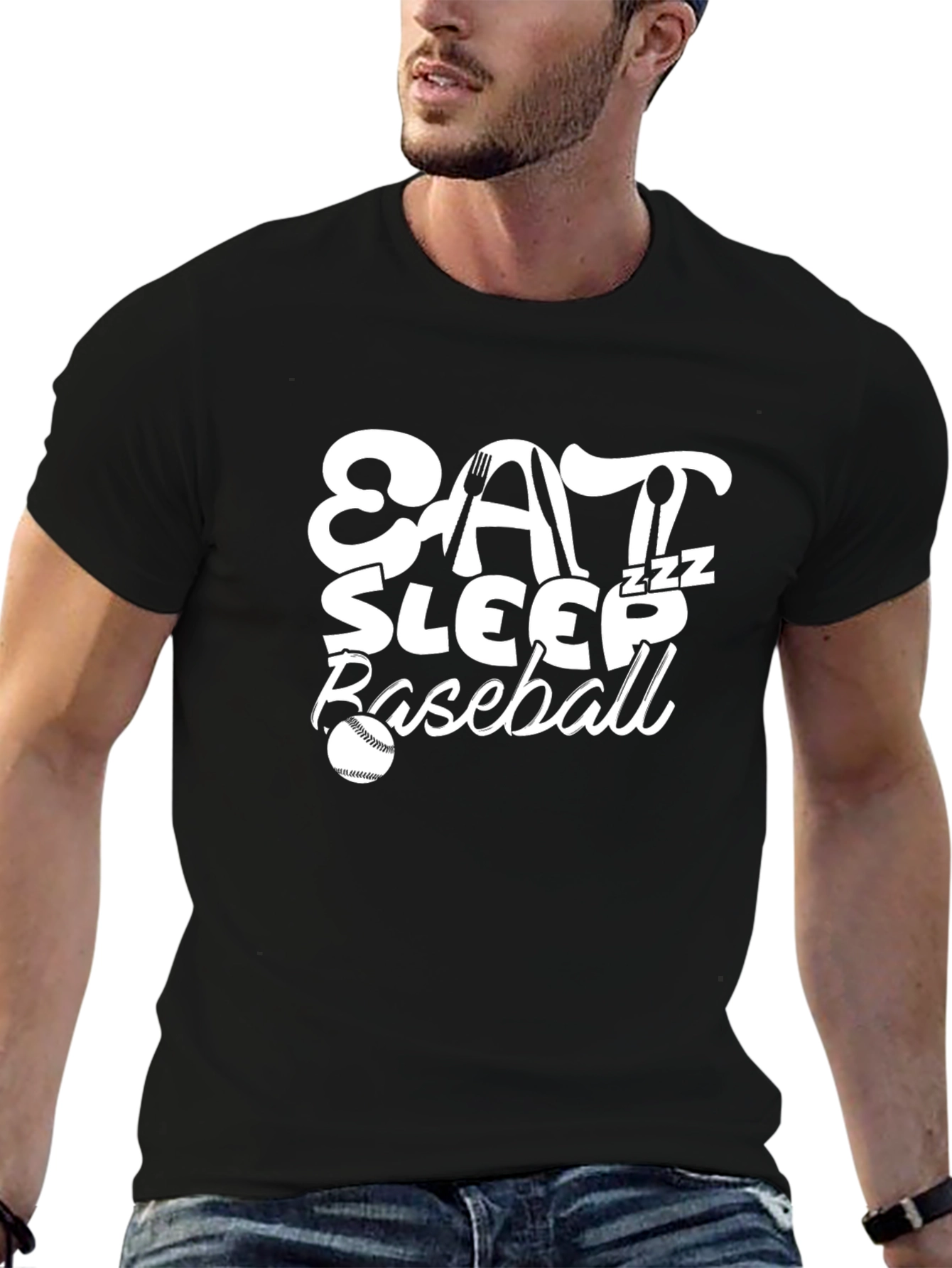 Eat Sleep Baseball T-Shirt