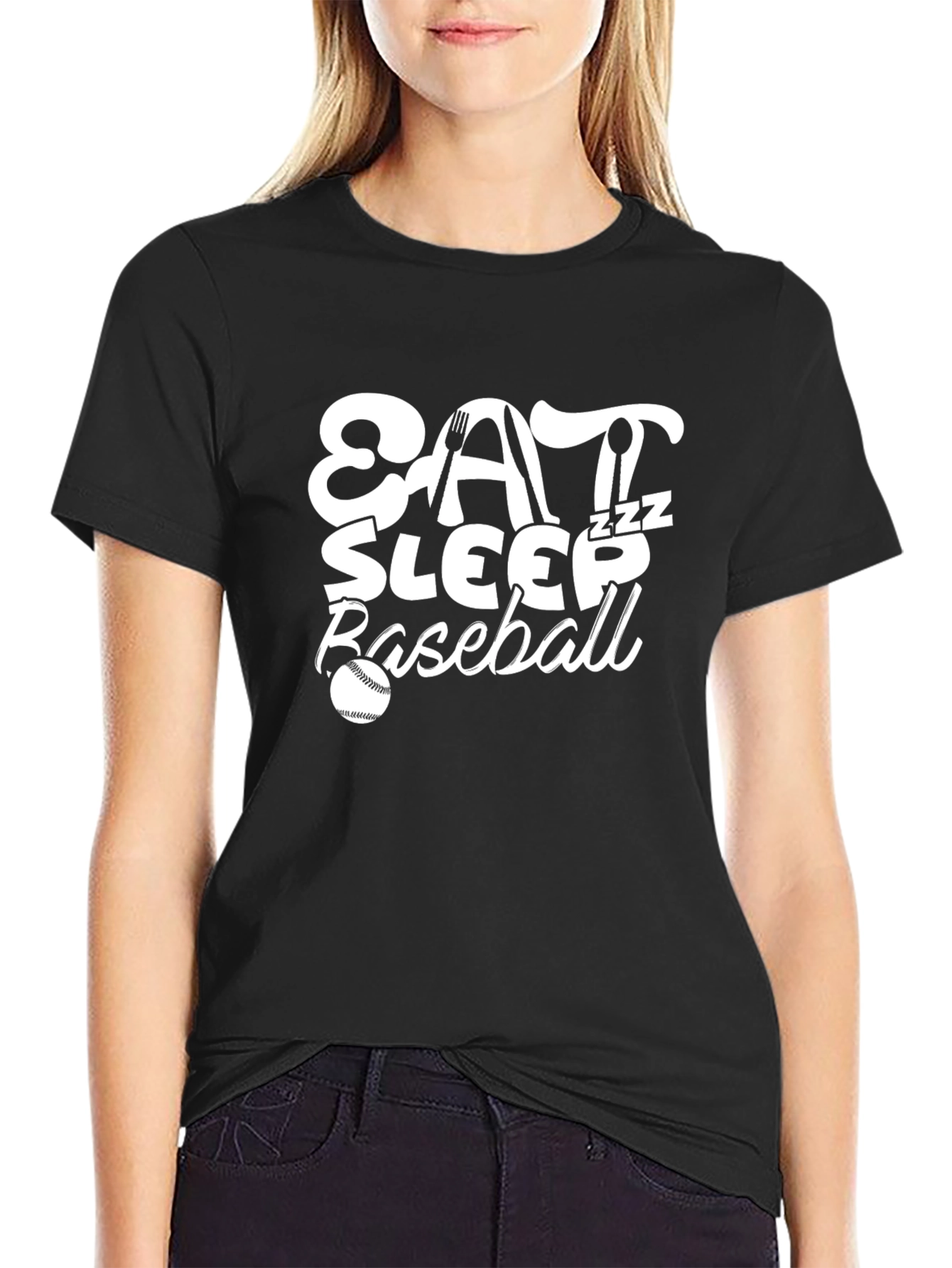 Eat Sleep Baseball T-Shirt