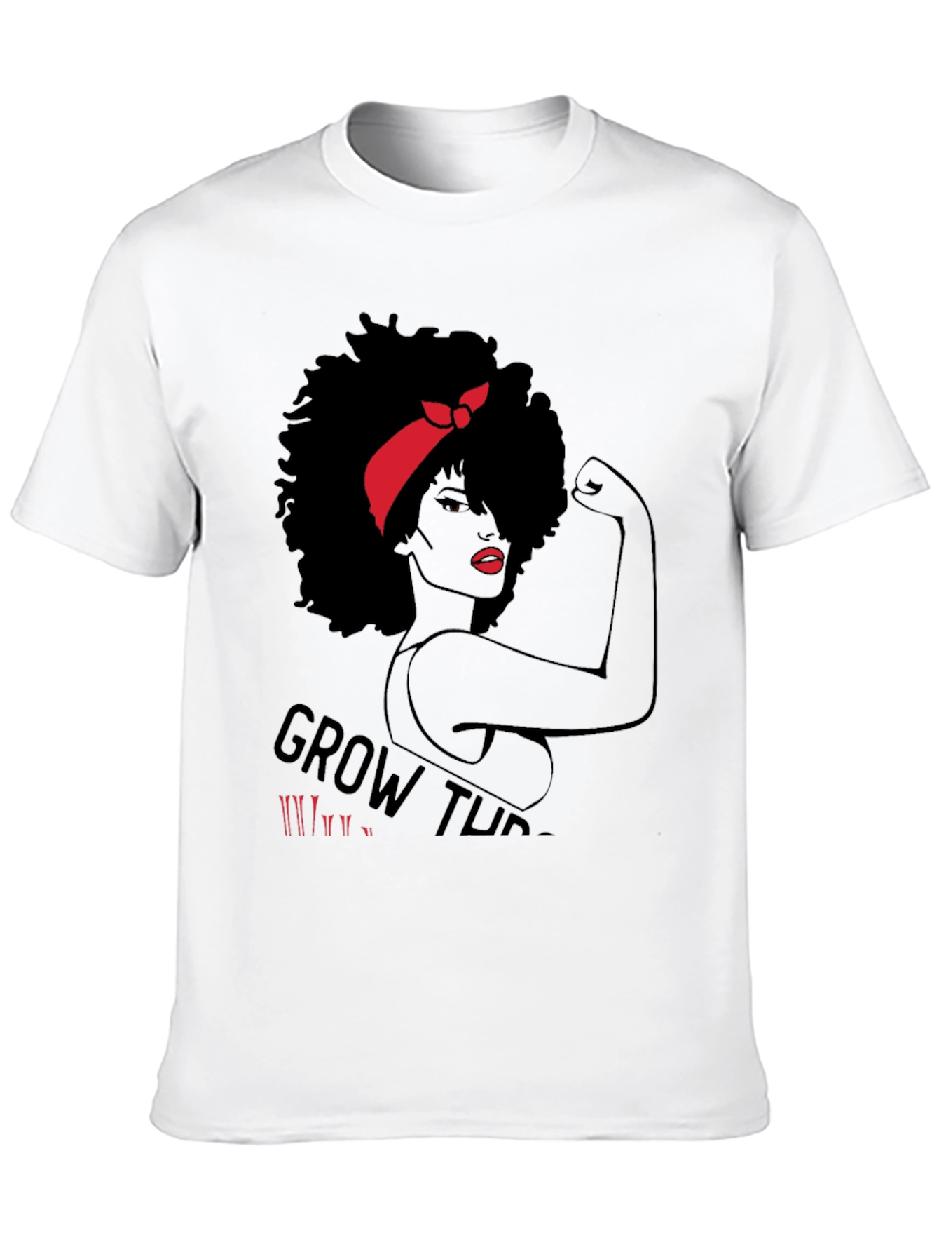 Empowered Woman Graphic T-Shirt - Black