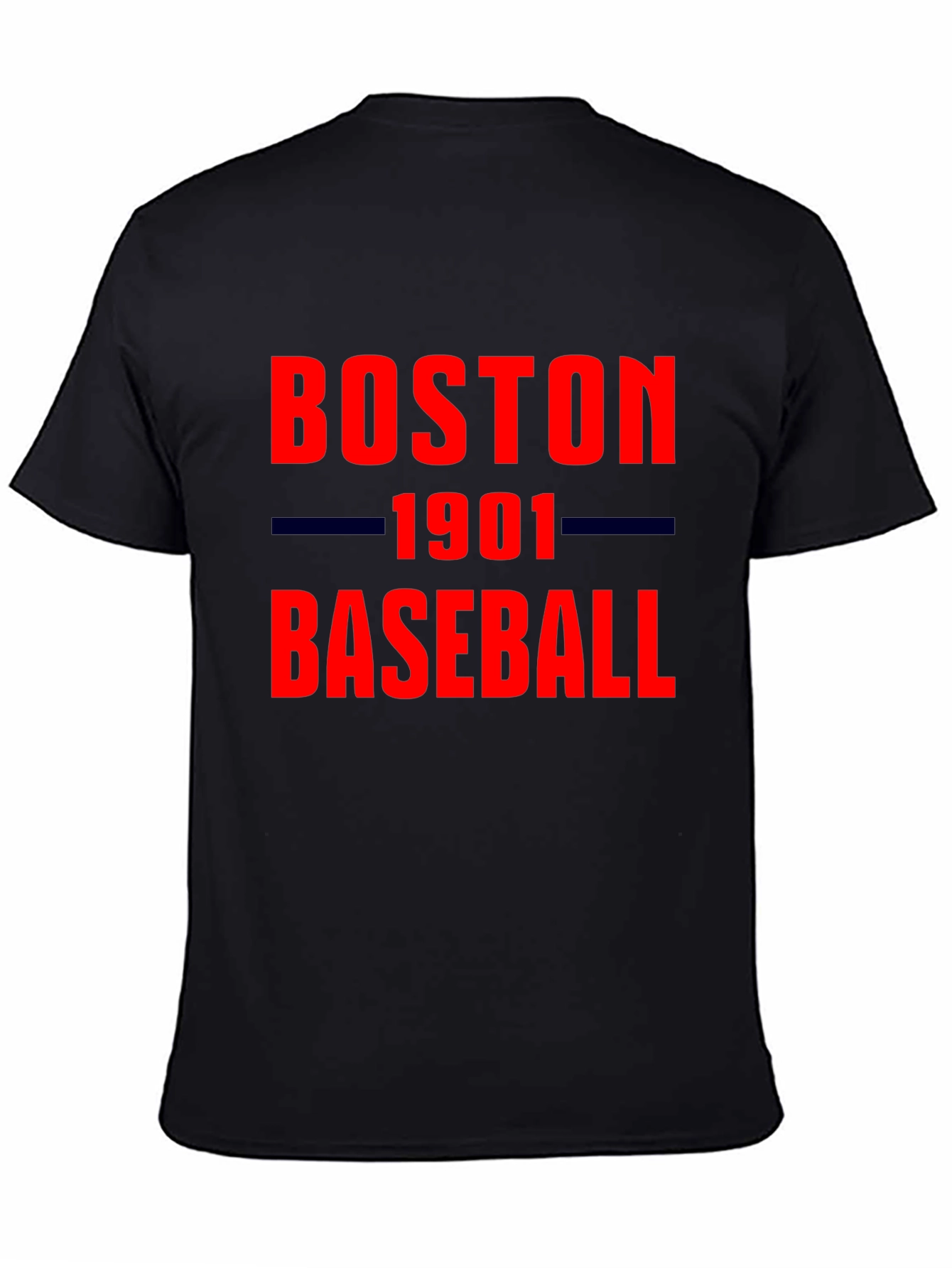 Boston Baseball 1901 Black T-Shirt