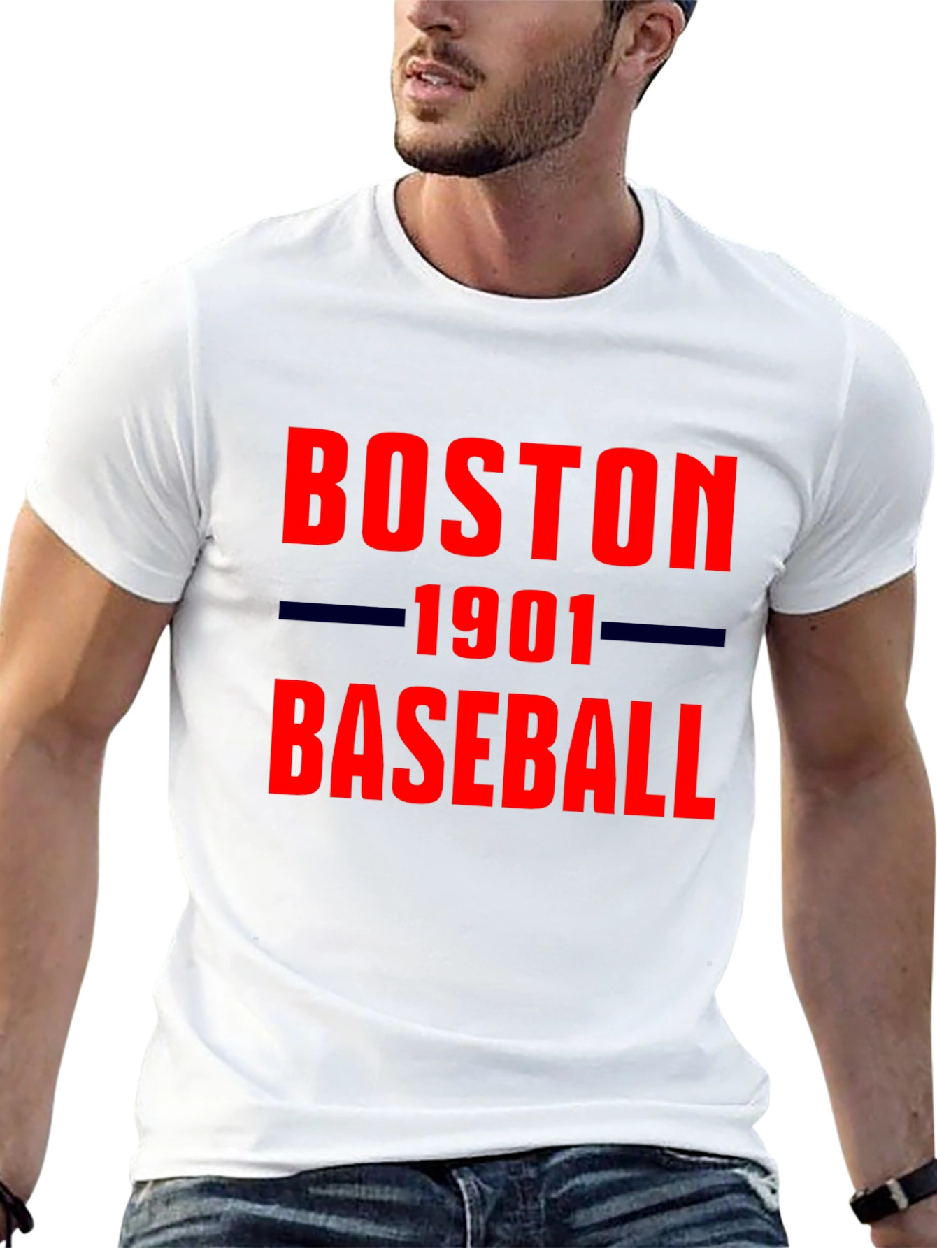 Boston Baseball 1901 Black T-Shirt