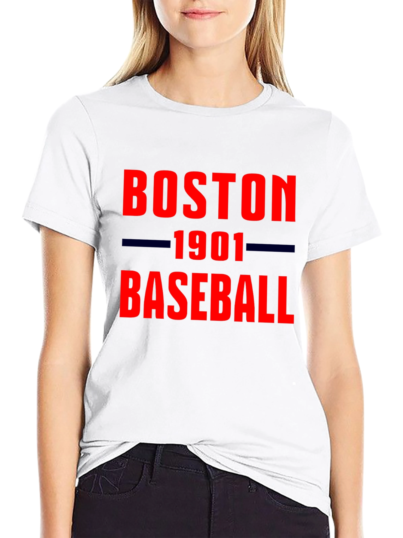 Boston Baseball 1901 Black T-Shirt