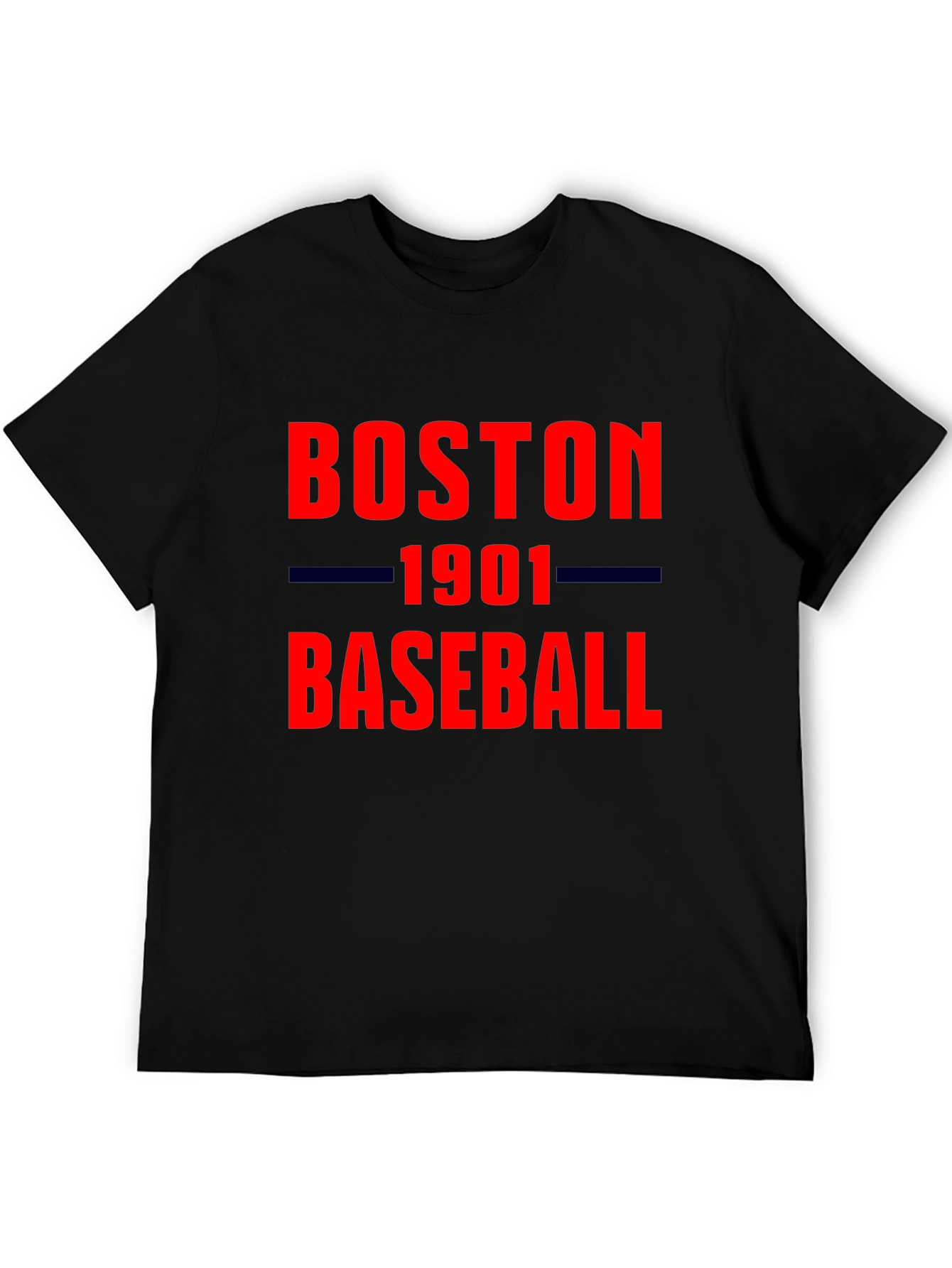 Boston Baseball 1901 Black T-Shirt