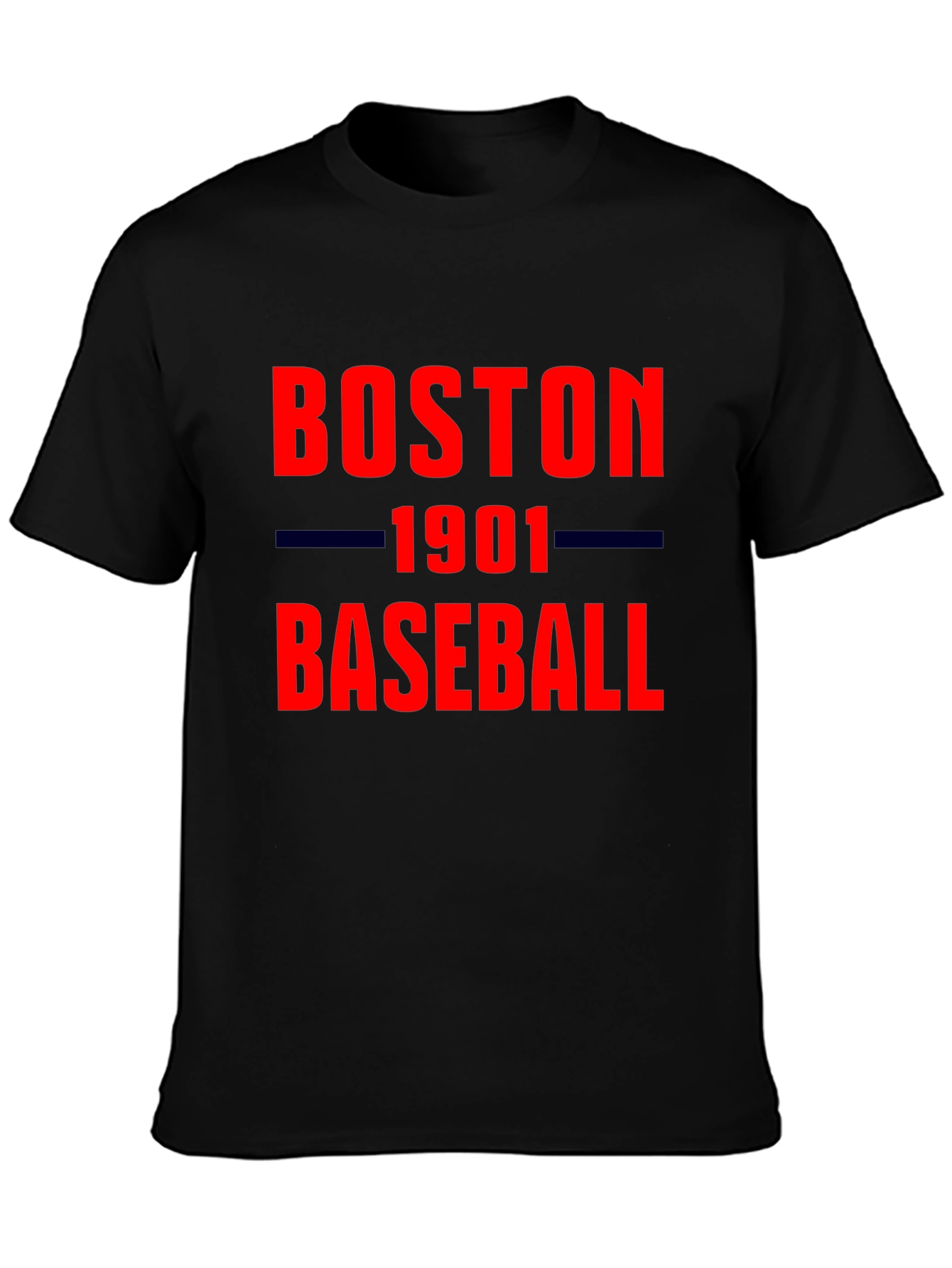 Boston Baseball 1901 Black T-Shirt