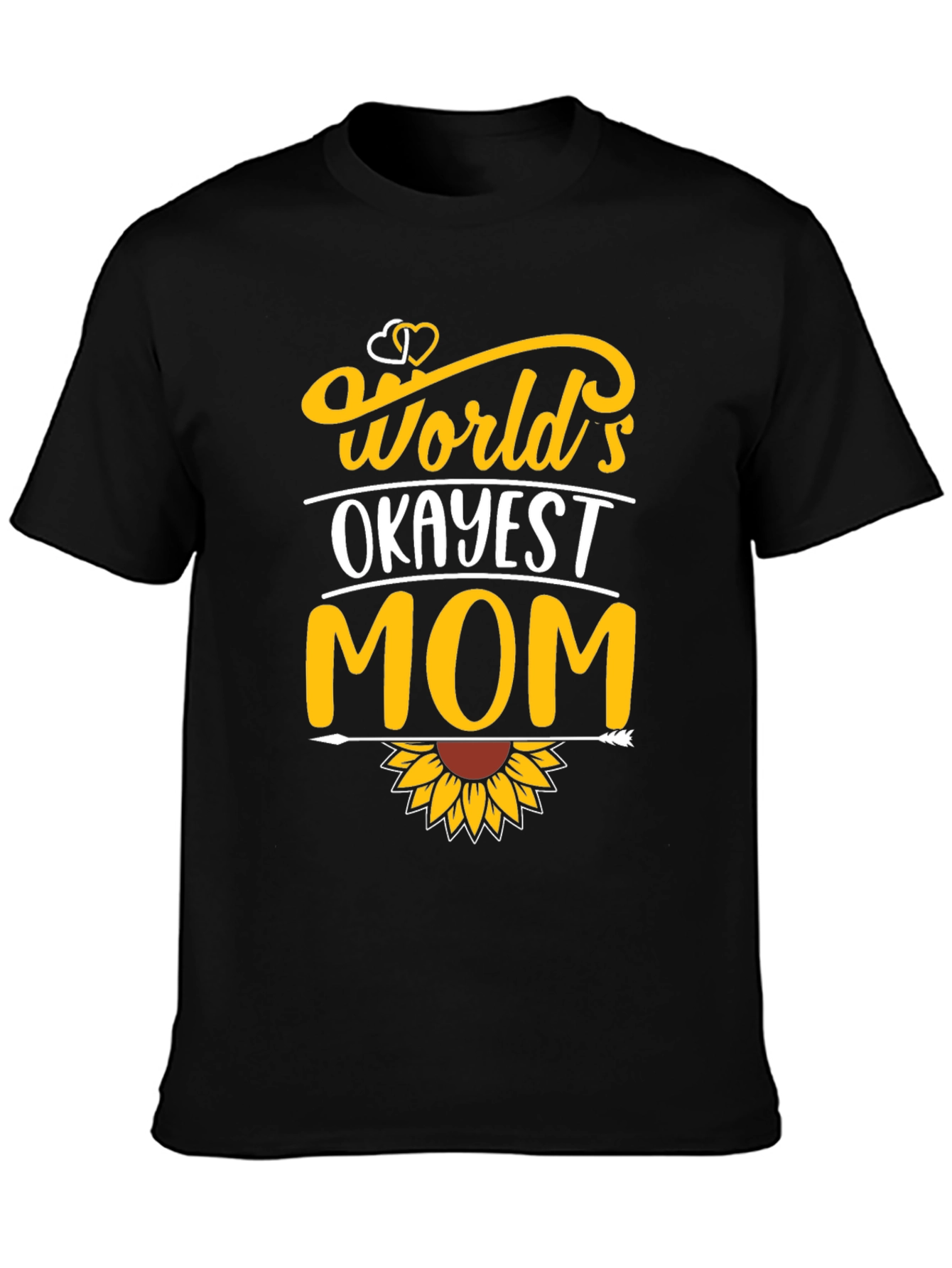 Worlds Okayest Mom Graphic T-Shirt