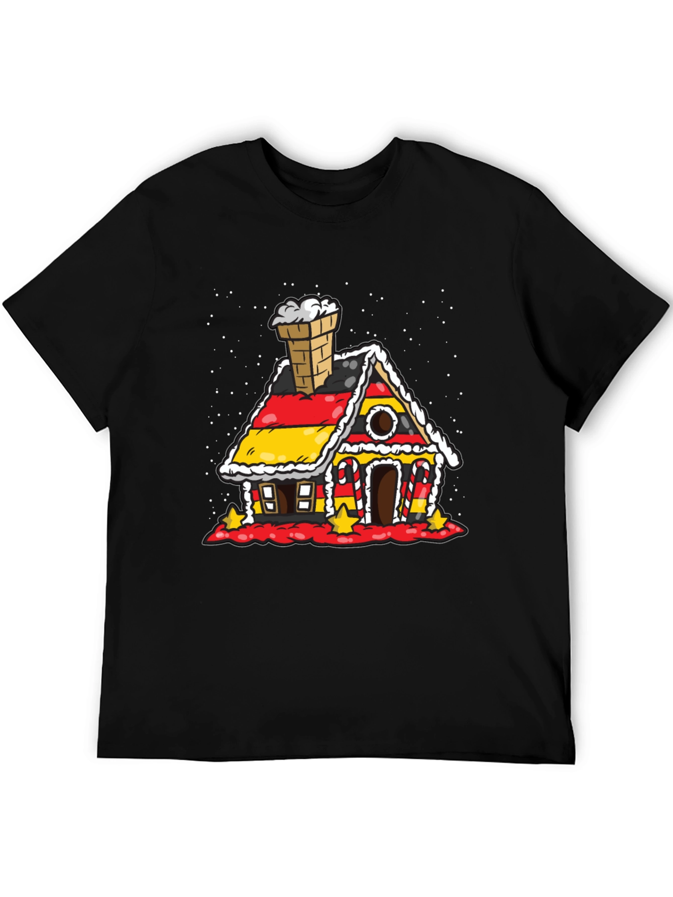 Gingerbread House Germany Flag T-Shirt