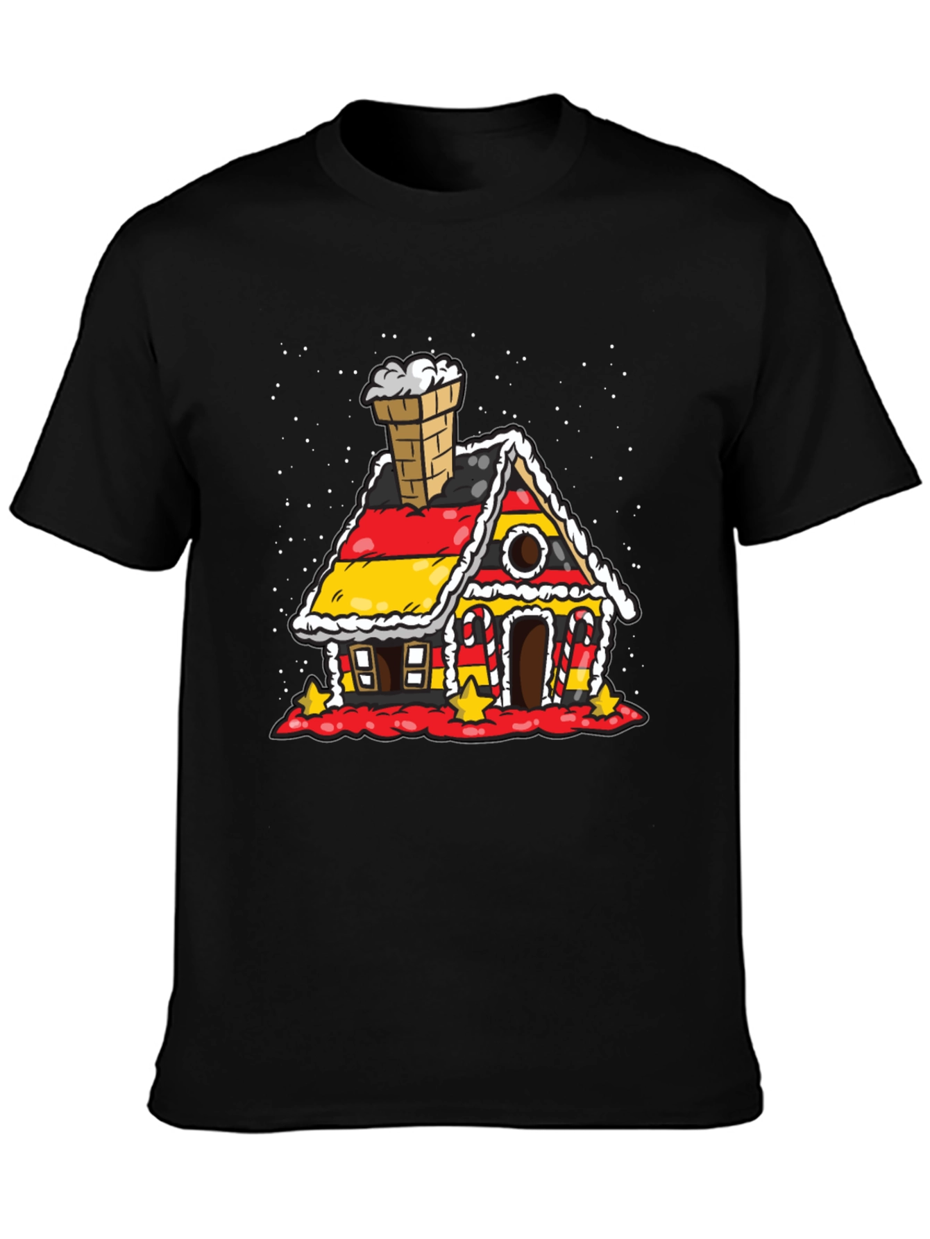 Gingerbread House Germany Flag T-Shirt