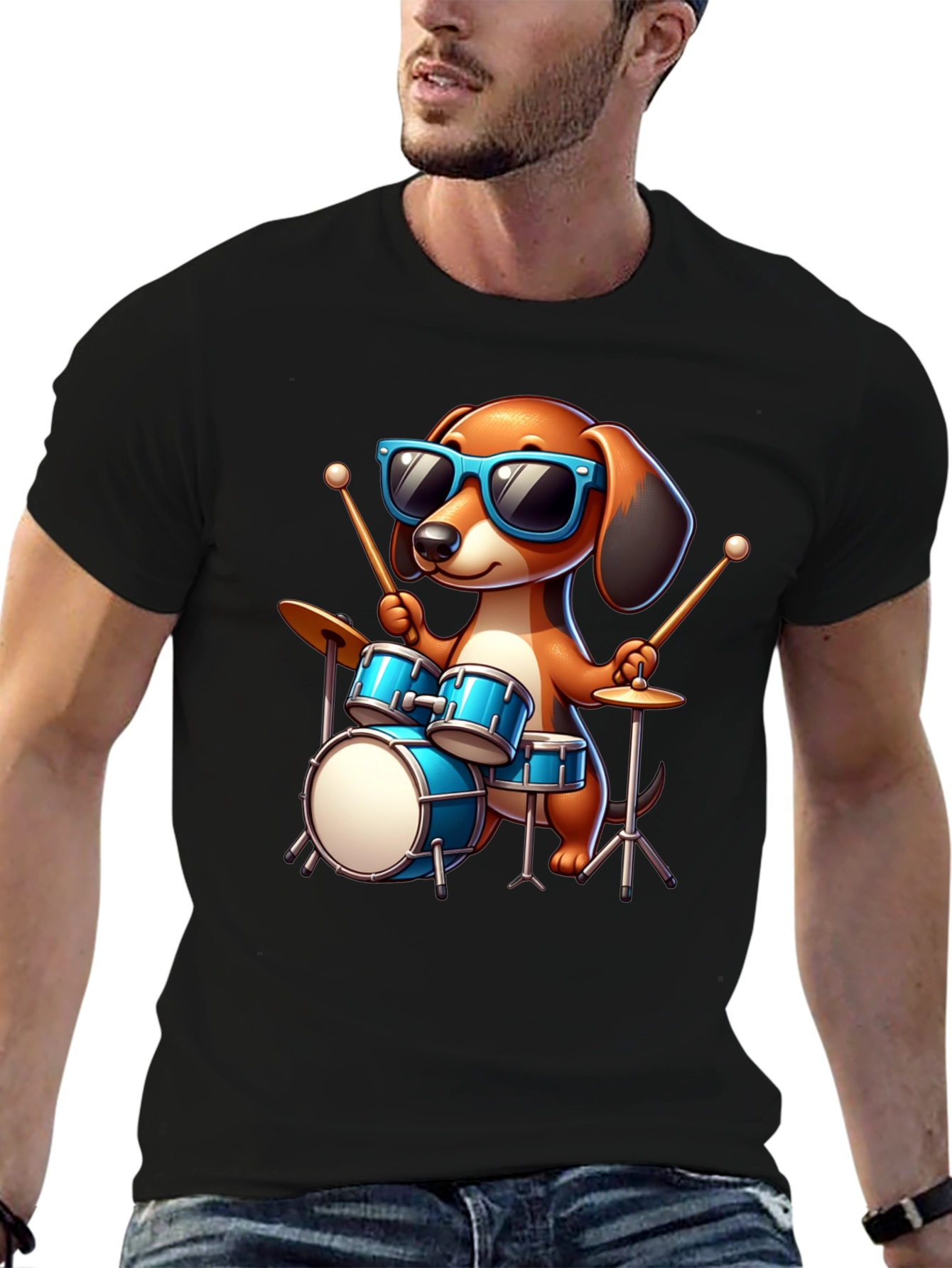Dog Drummer T-Shirt